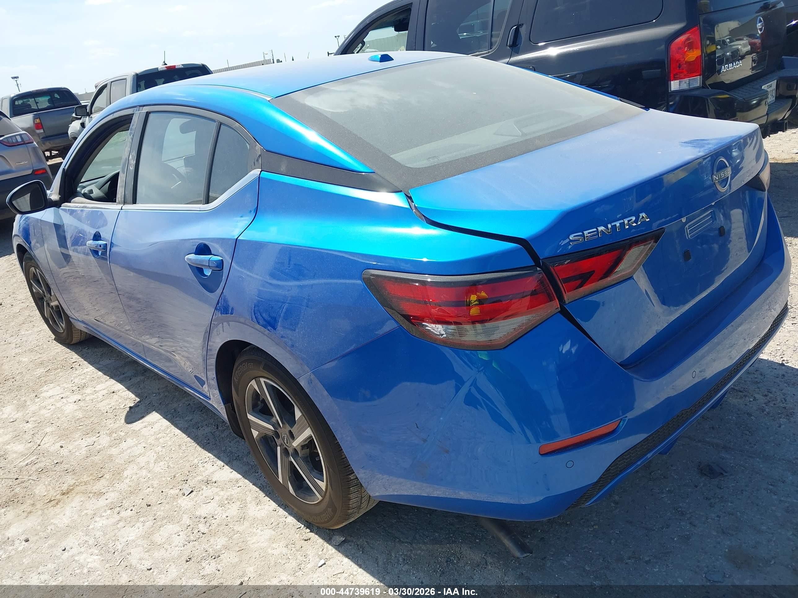 2025 Nissan Sentra Sv Blue vin: 3N1AB8CV4SY294129