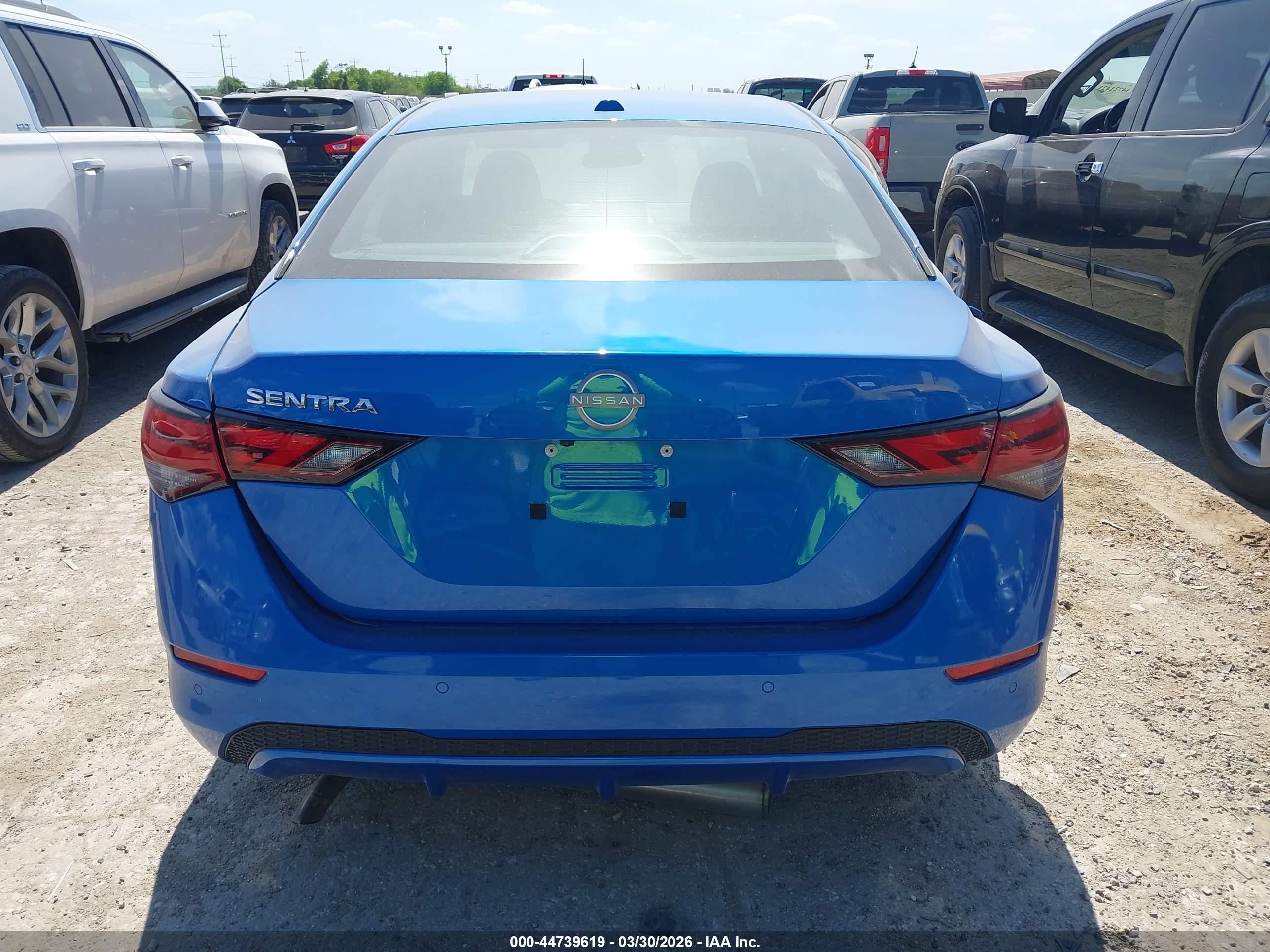 2025 Nissan Sentra Sv Blue vin: 3N1AB8CV4SY294129