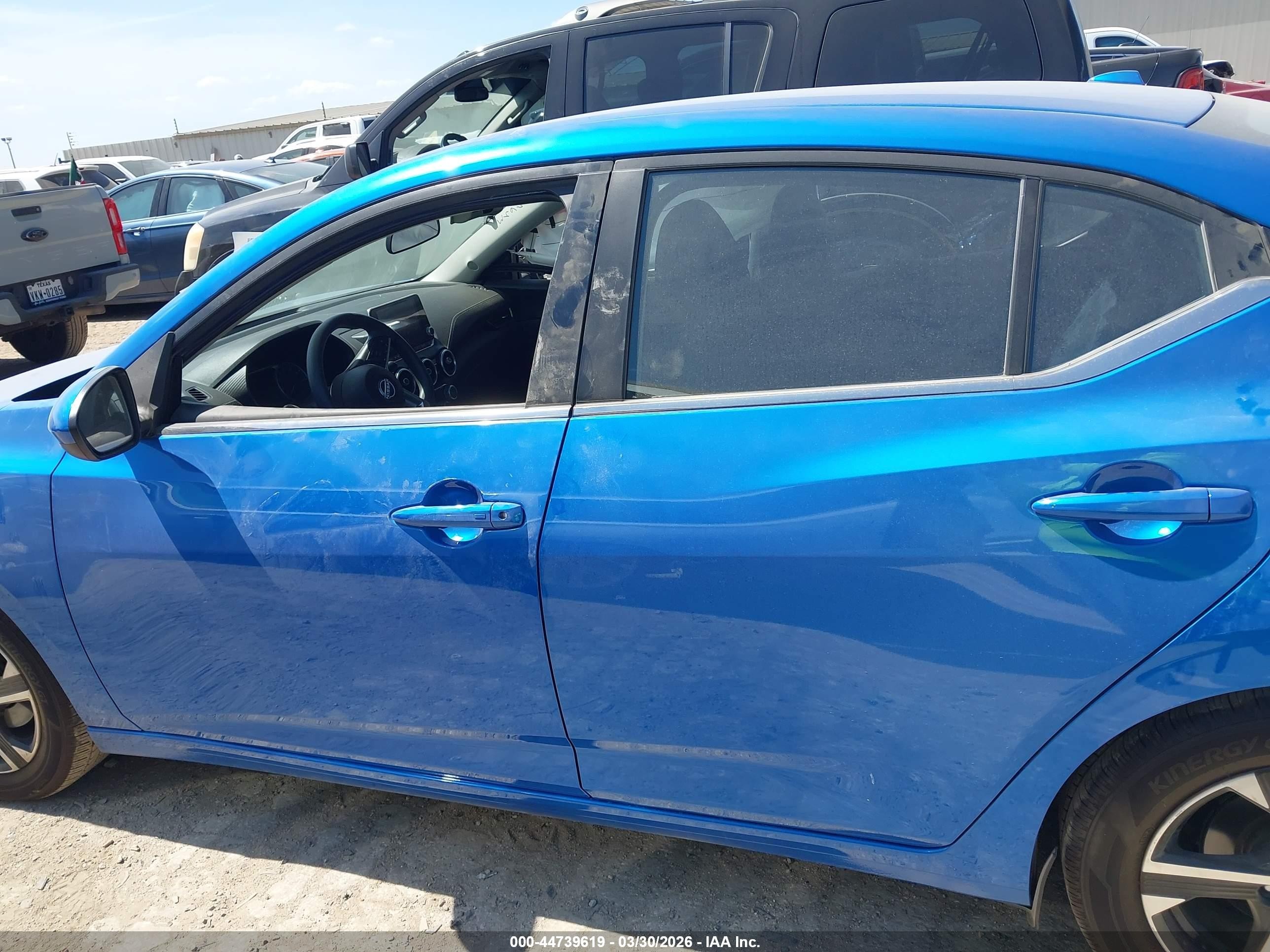 2025 Nissan Sentra Sv Blue vin: 3N1AB8CV4SY294129