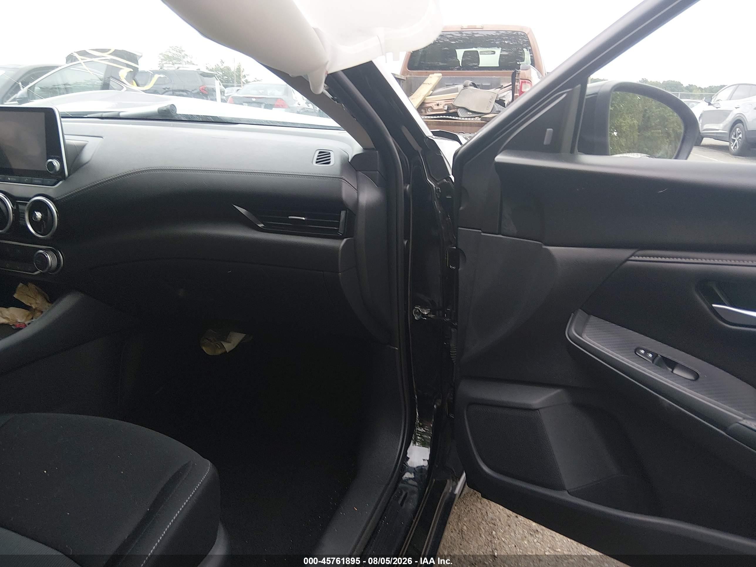 2025 Nissan Sentra Sv Black vin: 3N1AB8CV4SY320602