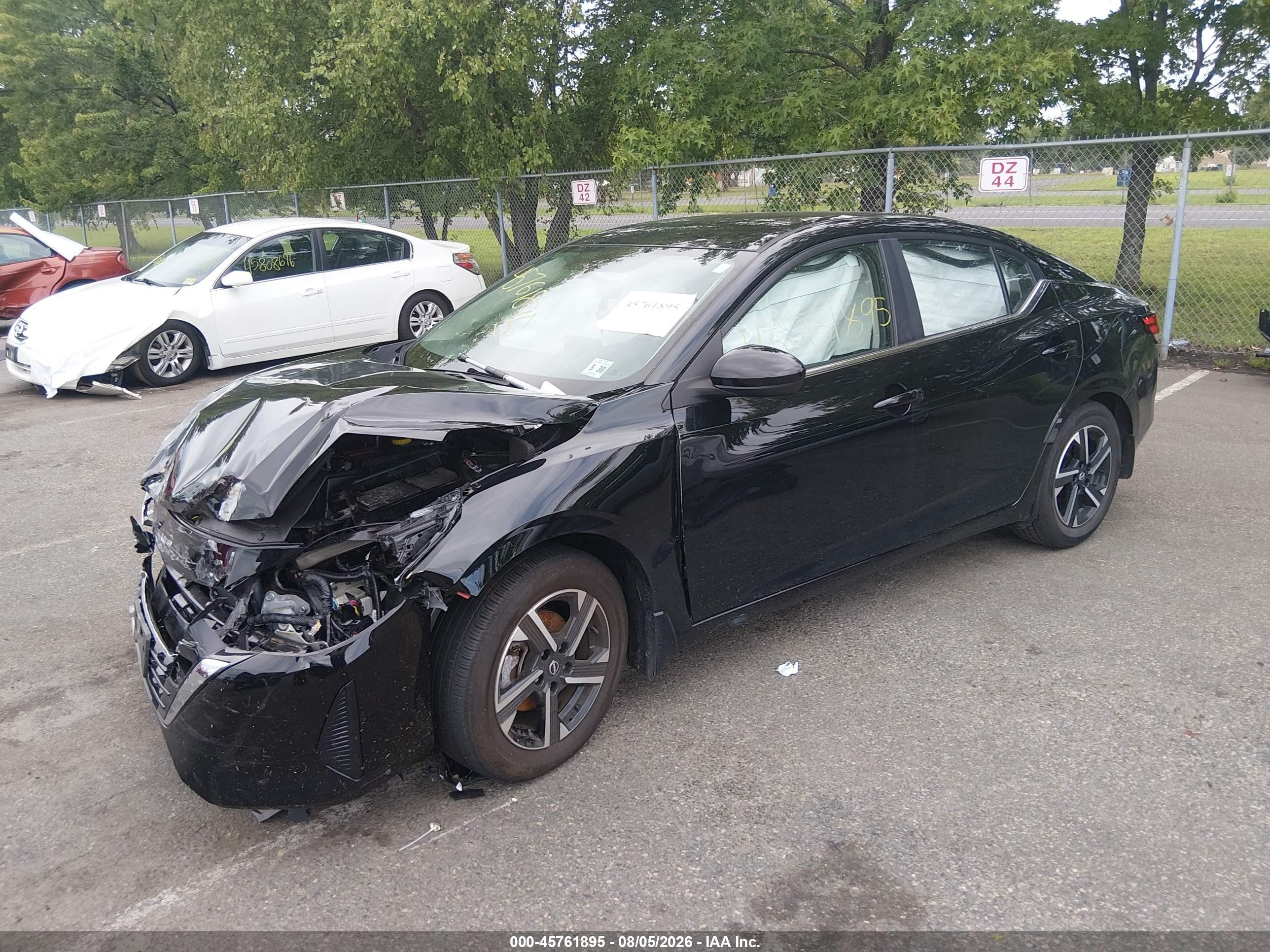 2025 Nissan Sentra Sv Black vin: 3N1AB8CV4SY320602