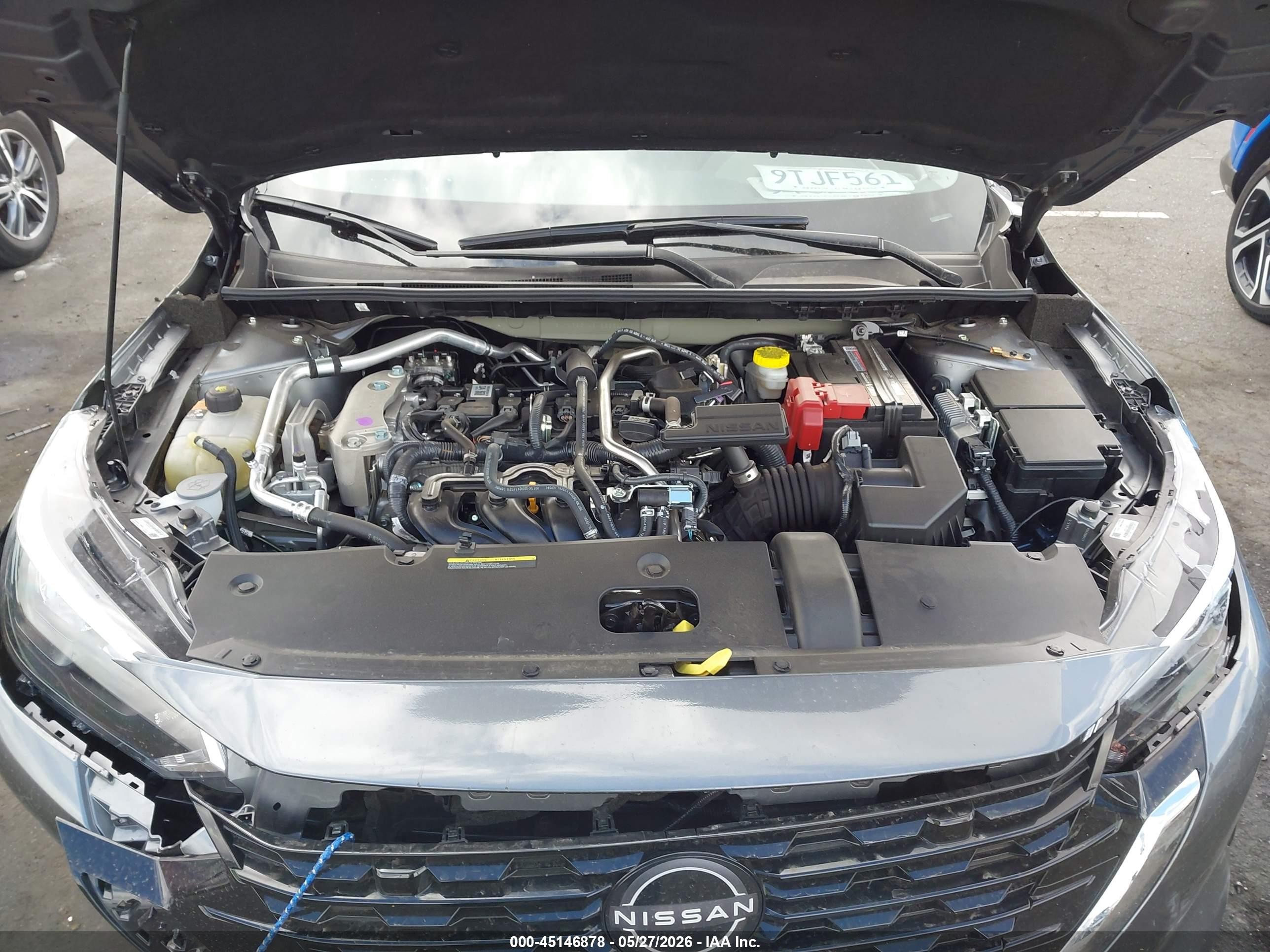 2025 Nissan Sentra Sv Серый vin: 3N1AB8CV4SY353521