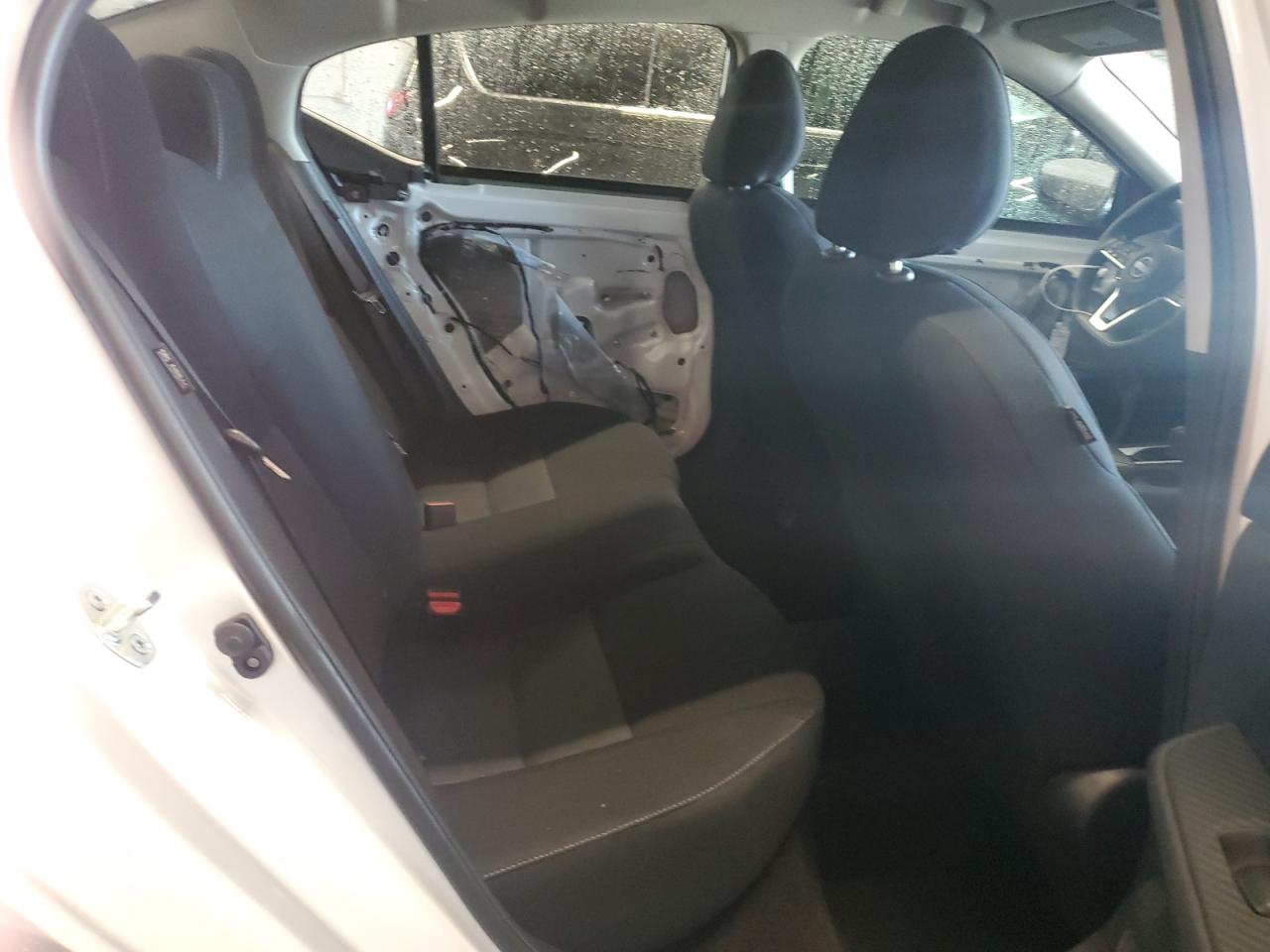 2025 Nissan Sentra Sv White vin: 3N1AB8CV4SY383604 Damage: Left Rear Door Panel, Missing, Replacement Required