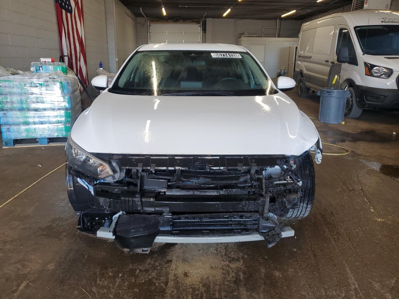 2025 Nissan Sentra Sv White vin: 3N1AB8CV4SY383604 Damage: Grille, Missing, Replacement Required