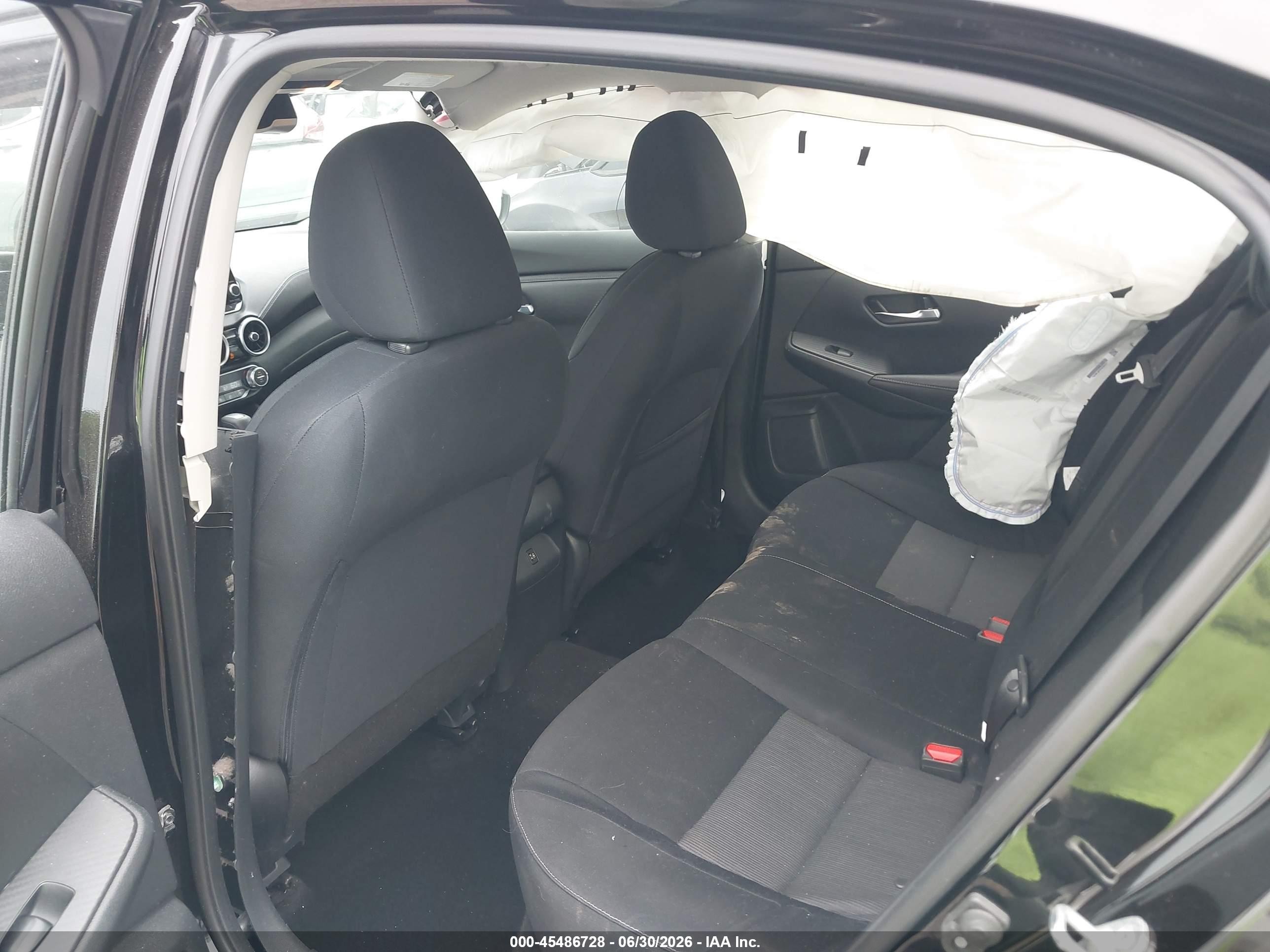 2020 Nissan Sentra Sv Xtronic Cvt Black vin: 3N1AB8CV5LY311067