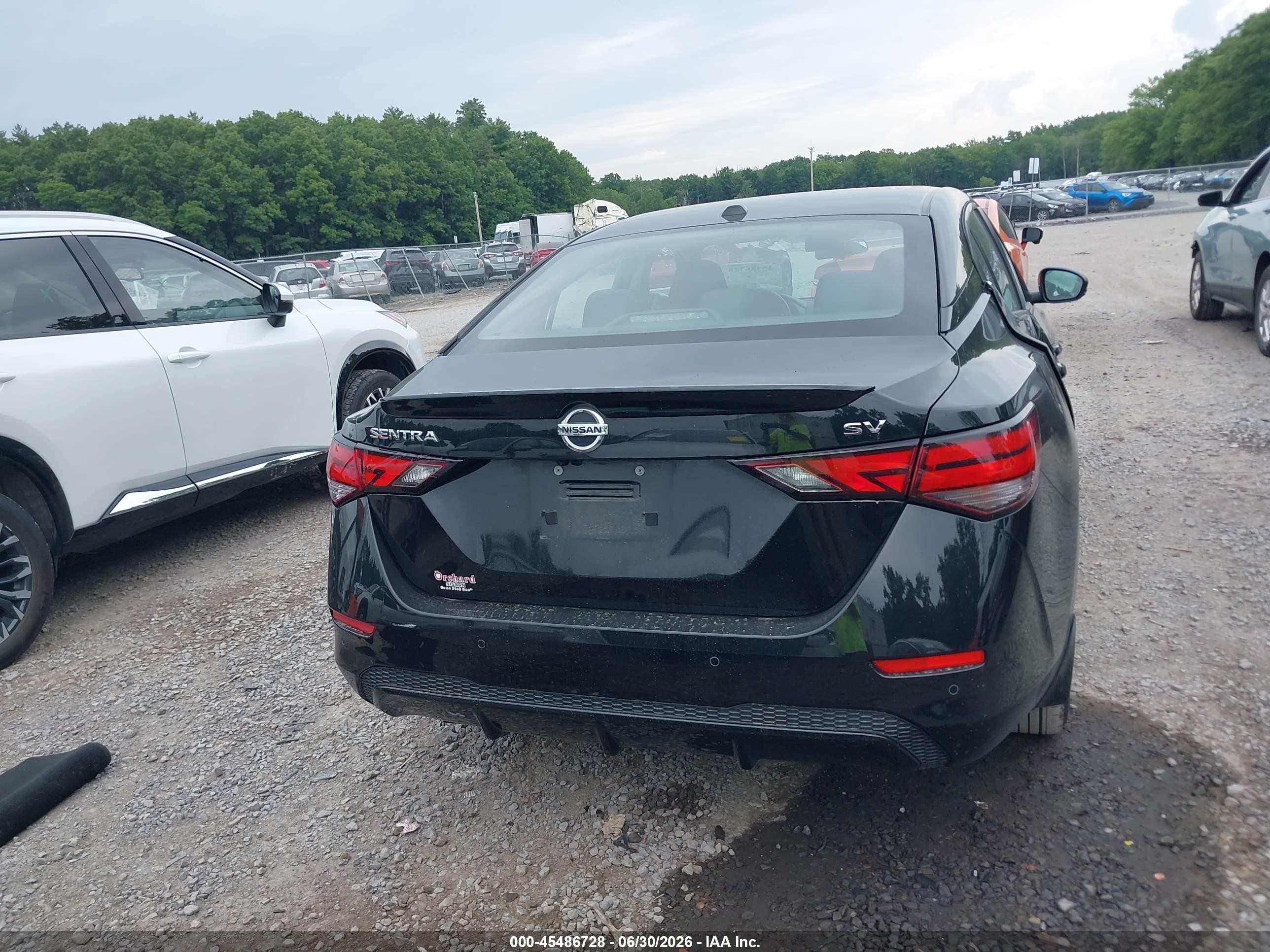 2020 Nissan Sentra Sv Xtronic Cvt Black vin: 3N1AB8CV5LY311067