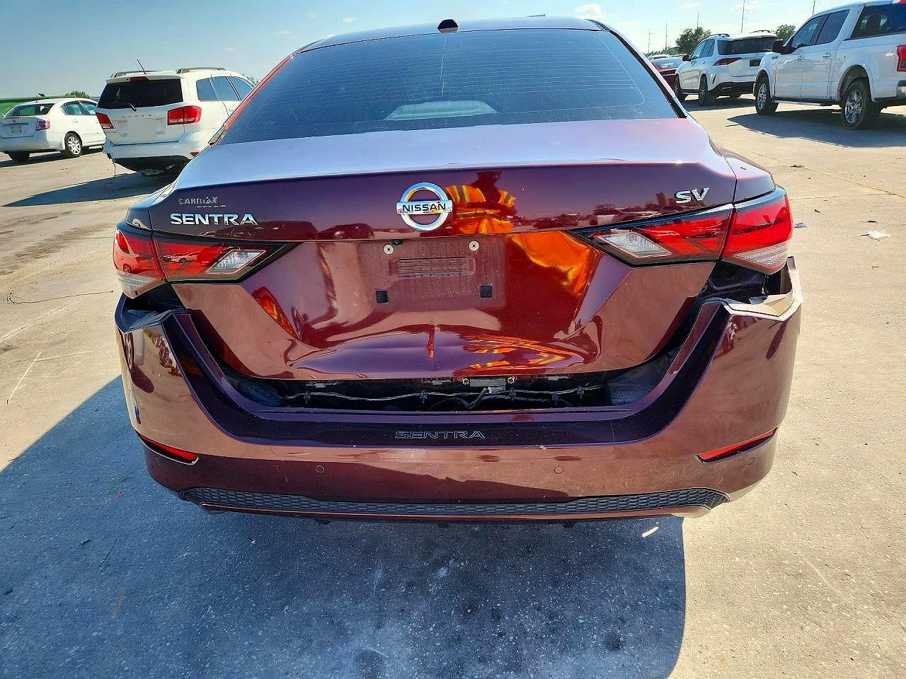 2021 Nissan Sentra Maroon vin: 3N1AB8CV5MY293946