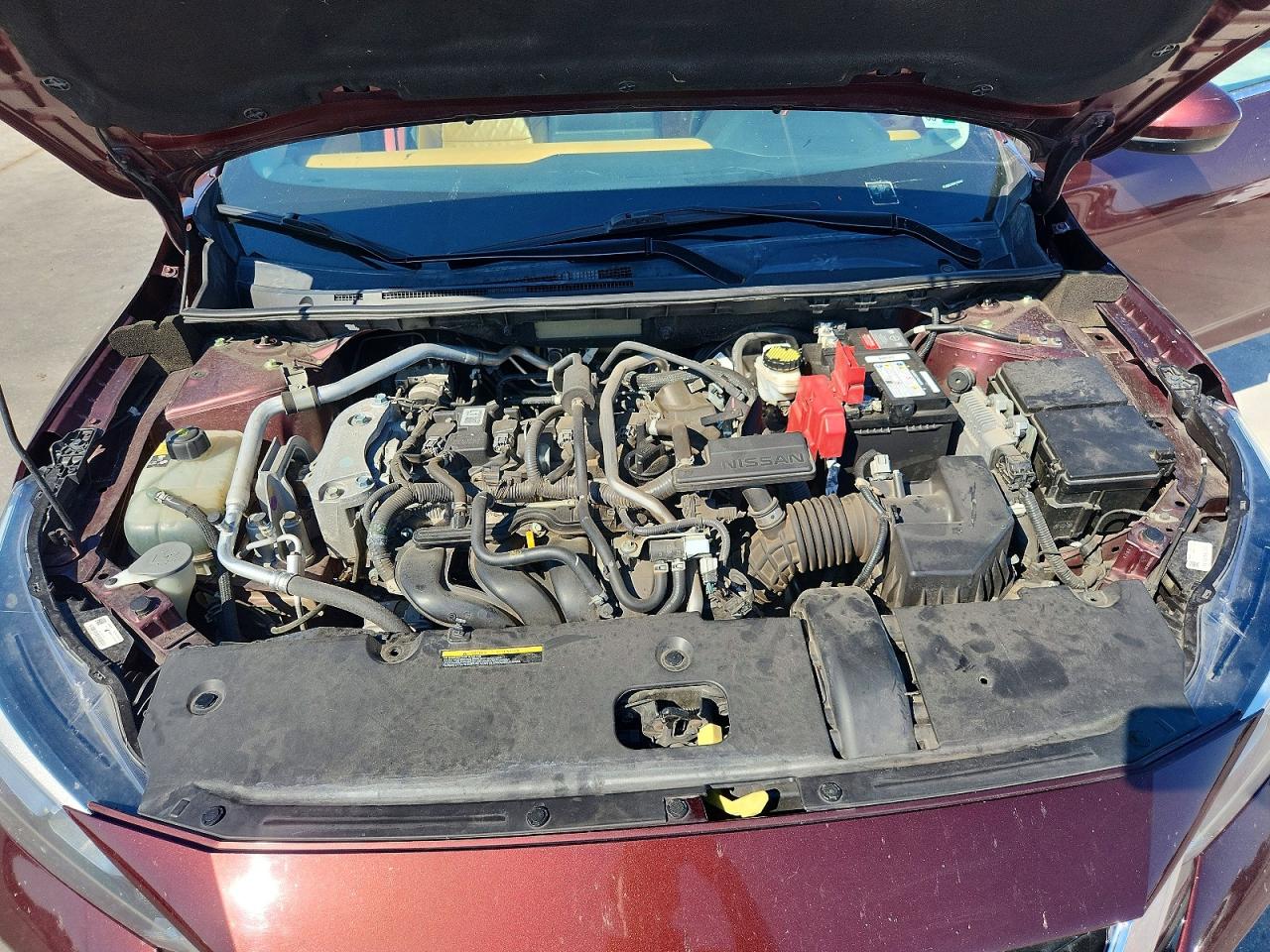 2021 Nissan Sentra Maroon vin: 3N1AB8CV5MY293946