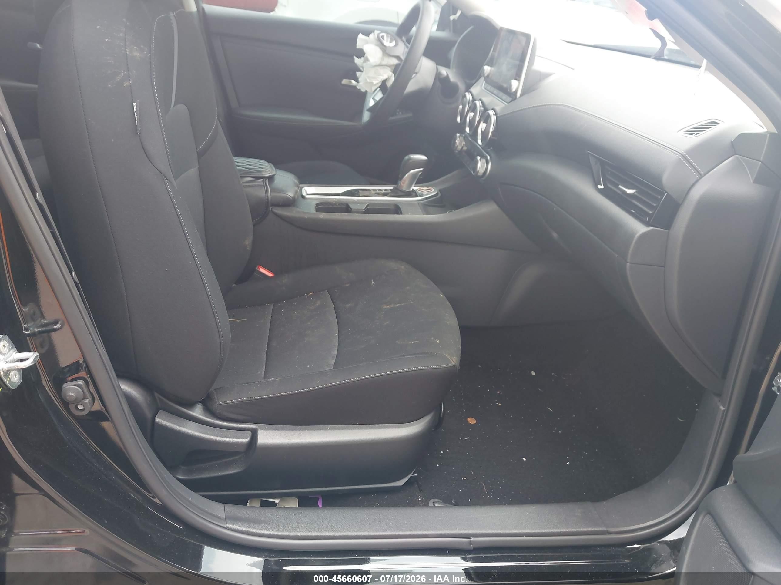 2023 Nissan Sentra Sv Xtronic Cvt Black vin: 3N1AB8CV5PY324617