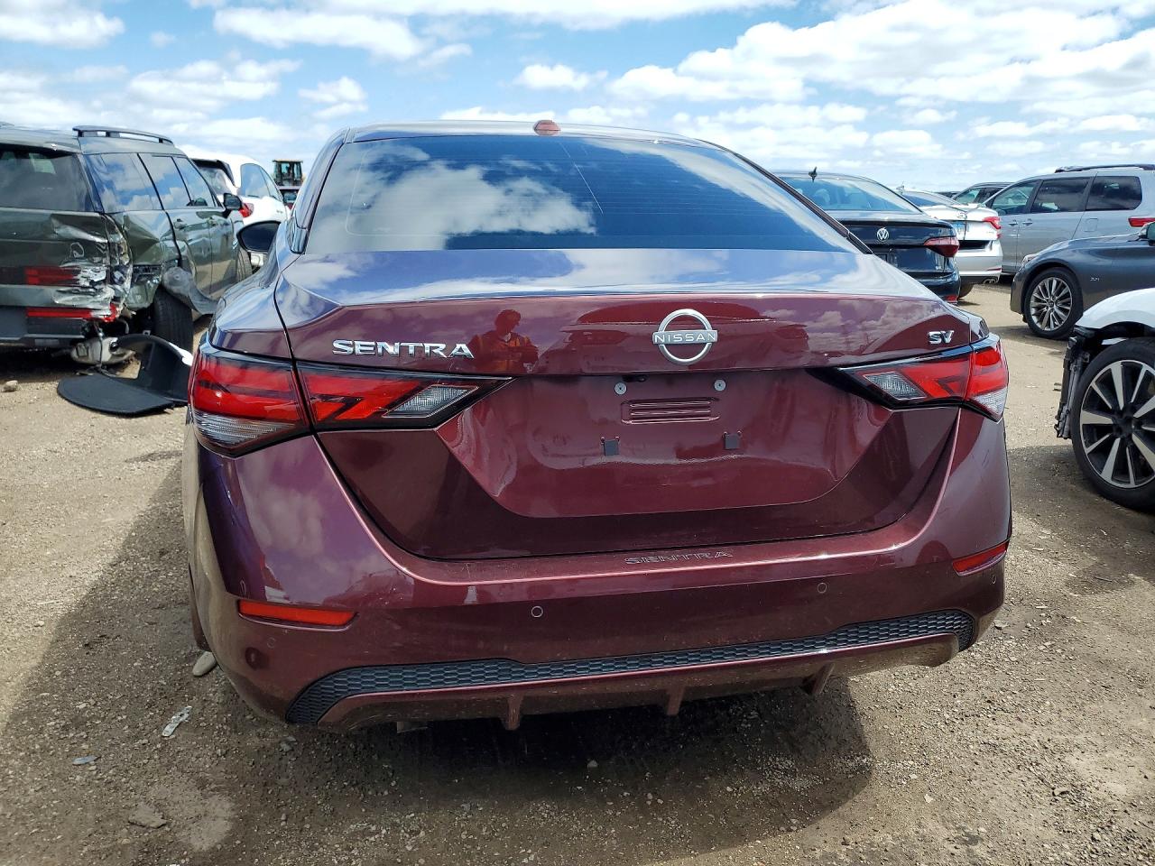 2024 Nissan Sentra Sv Red vin: 3N1AB8CV5RY350072
