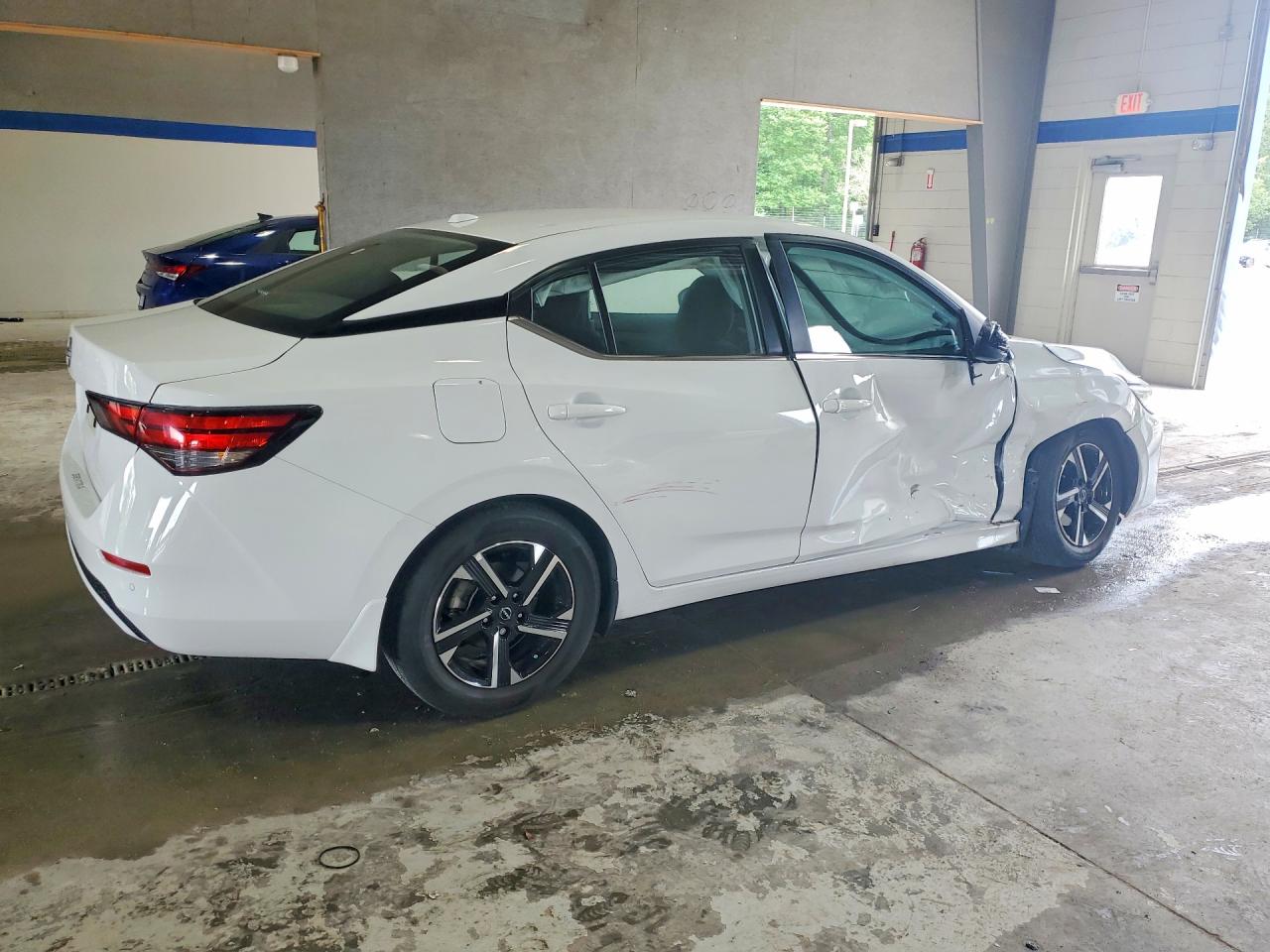 2025 Nissan Sentra Sv Белый vin: 3N1AB8CV5SY255727