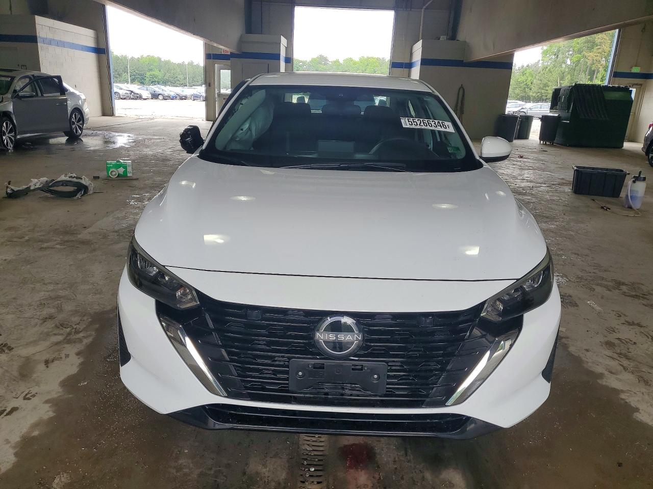 2025 Nissan Sentra Sv Белый vin: 3N1AB8CV5SY255727