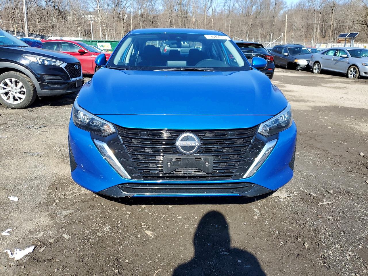 2025 Nissan Sentra Sv Blue vin: 3N1AB8CV5SY291871