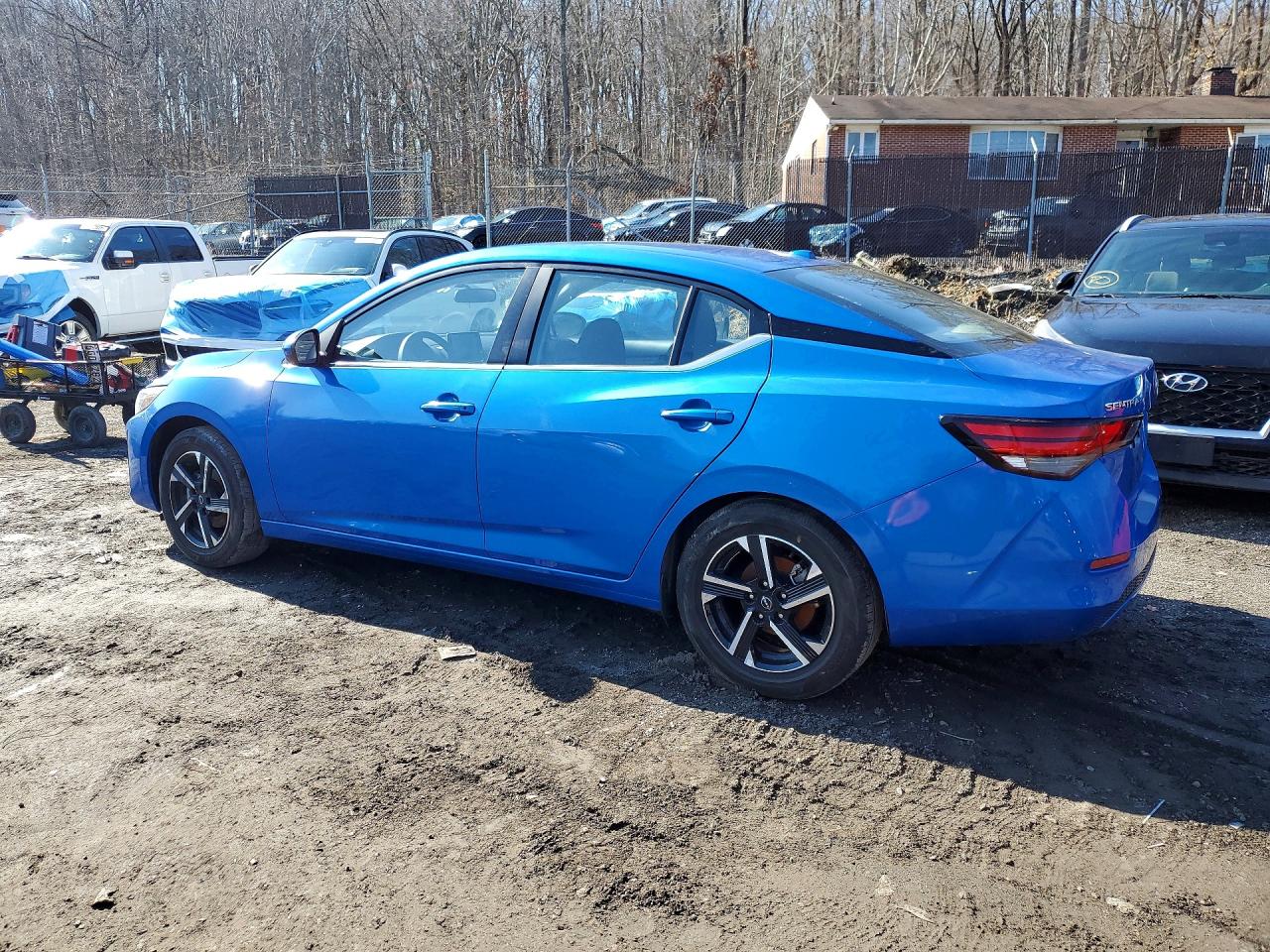 2025 Nissan Sentra Sv Blue vin: 3N1AB8CV5SY291871