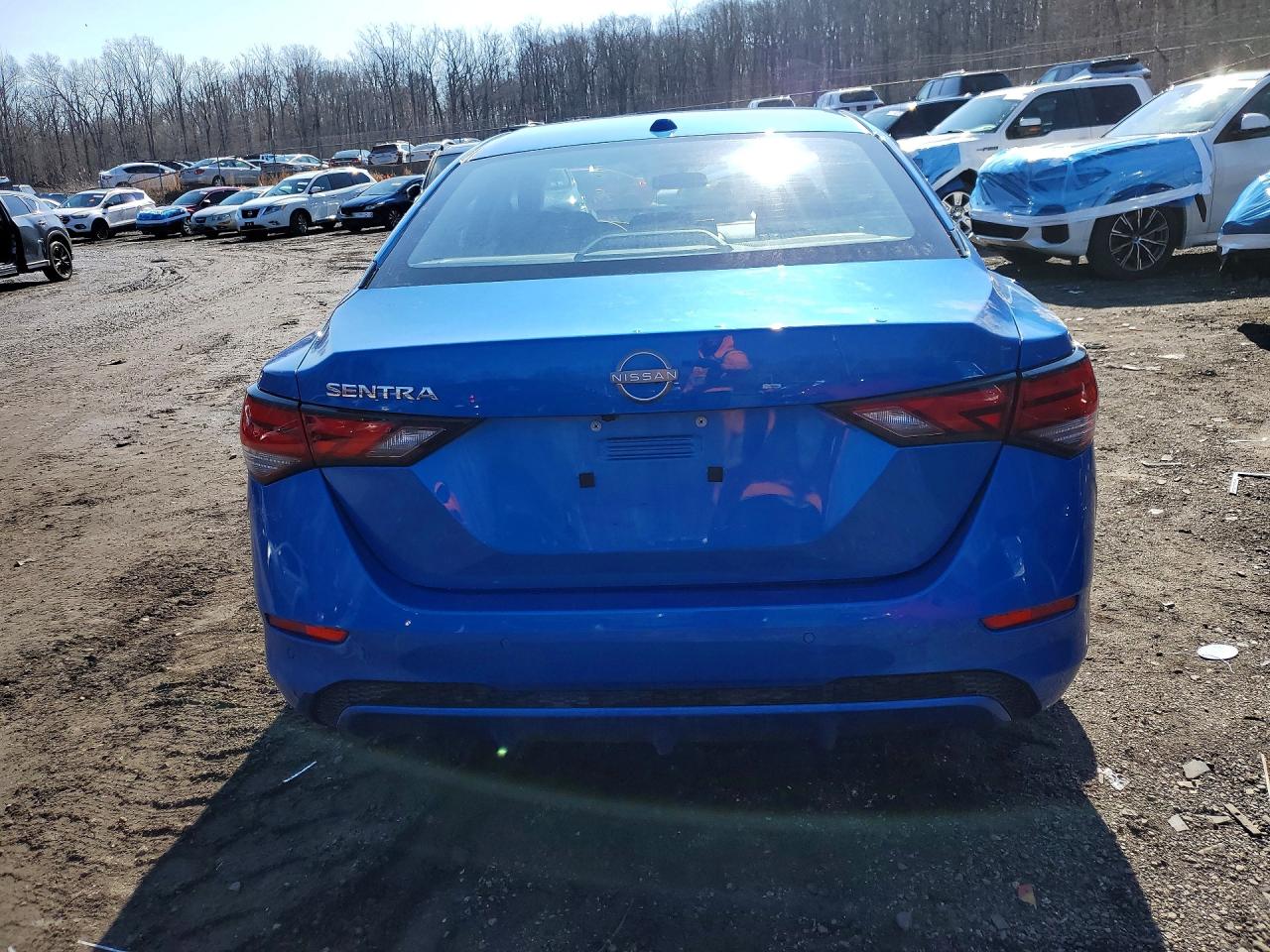 2025 Nissan Sentra Sv Blue vin: 3N1AB8CV5SY291871