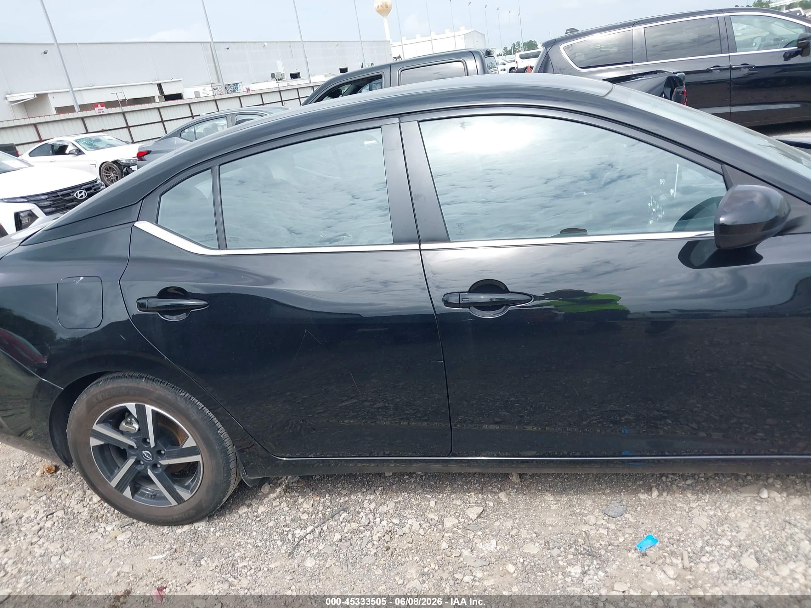 2025 Nissan Sentra Sv Black vin: 3N1AB8CV5SY311259