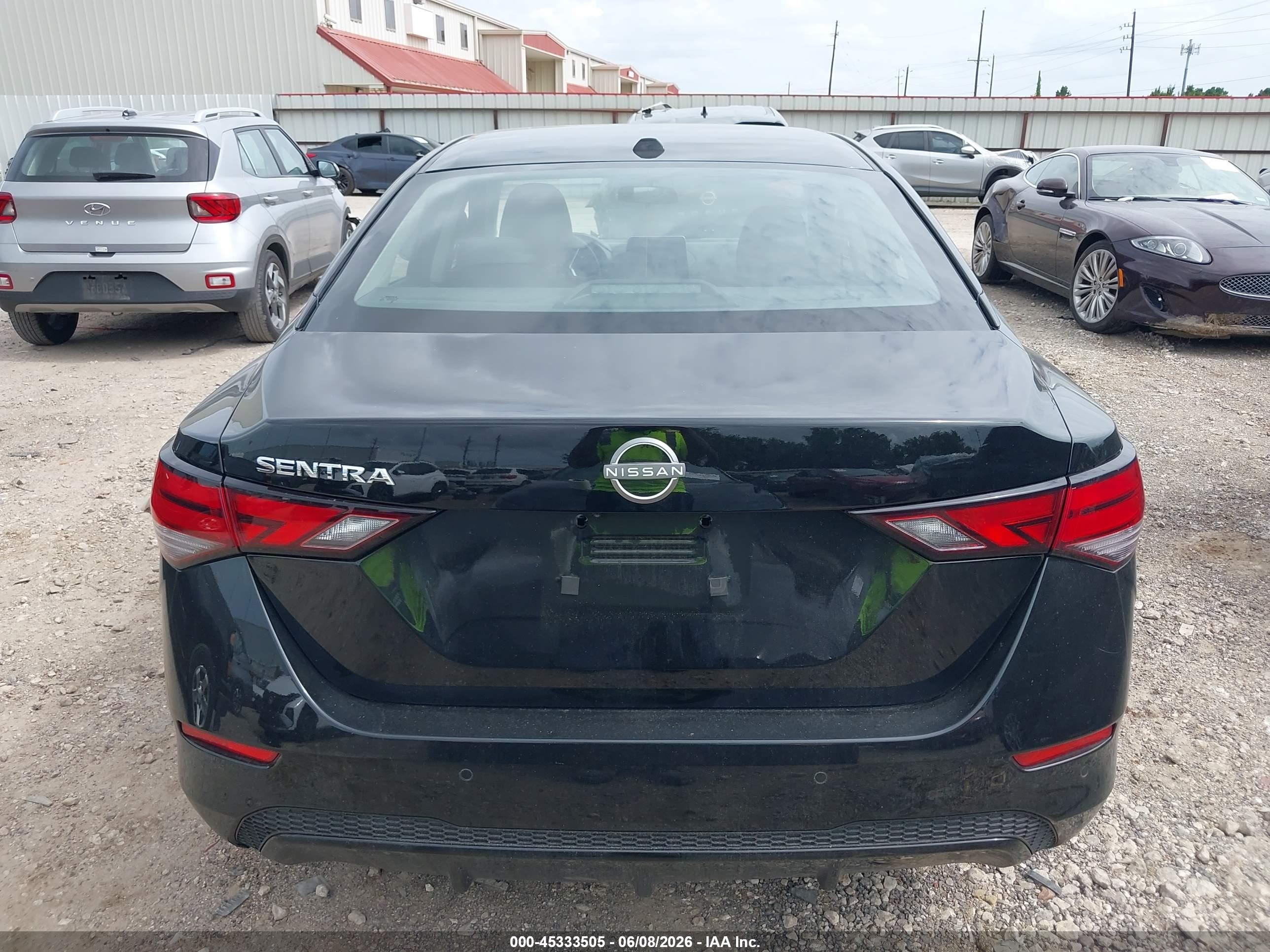 2025 Nissan Sentra Sv Black vin: 3N1AB8CV5SY311259