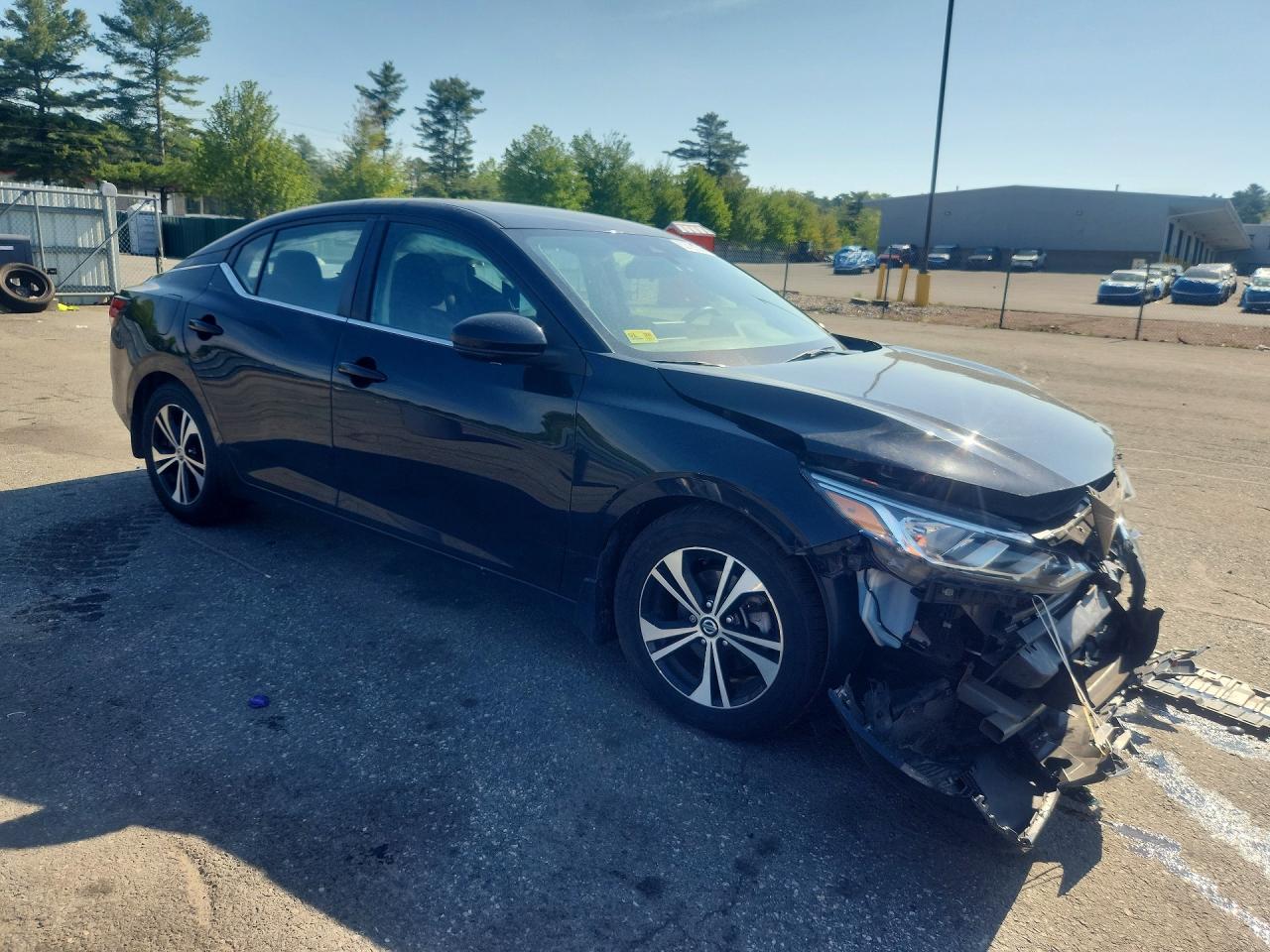 2020 Nissan Sentra Sv Black vin: 3N1AB8CV6LY299852