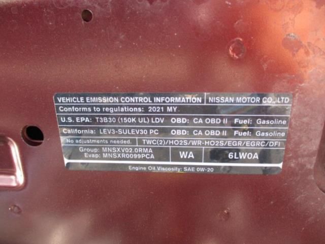 2021 Nissan Sentra Sv Red vin: 3N1AB8CV6MY200996