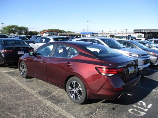 2021 Nissan Sentra Sv Red vin: 3N1AB8CV6MY200996