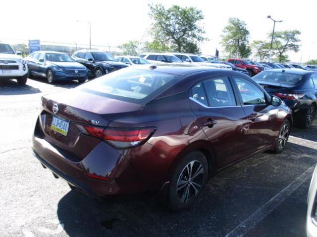 2021 Nissan Sentra Sv Red vin: 3N1AB8CV6MY200996