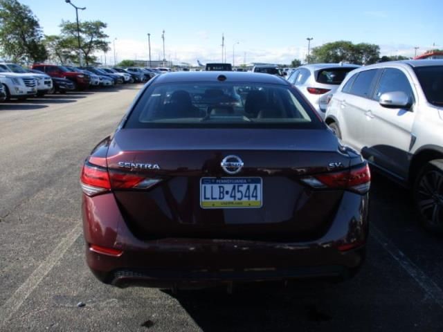 2021 Nissan Sentra Sv Red vin: 3N1AB8CV6MY200996