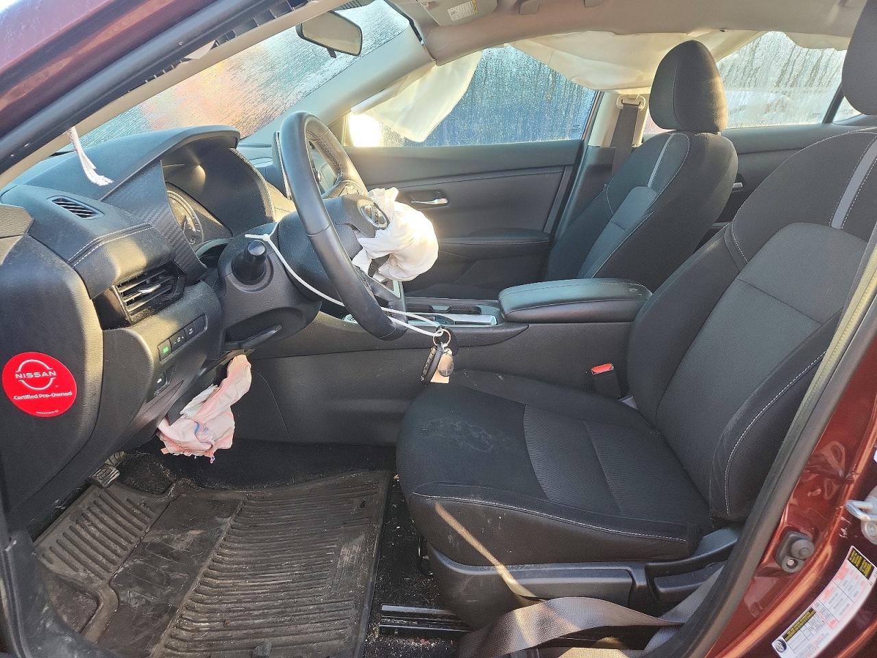 2021 Nissan Sentra Sv Red vin: 3N1AB8CV6MY200996