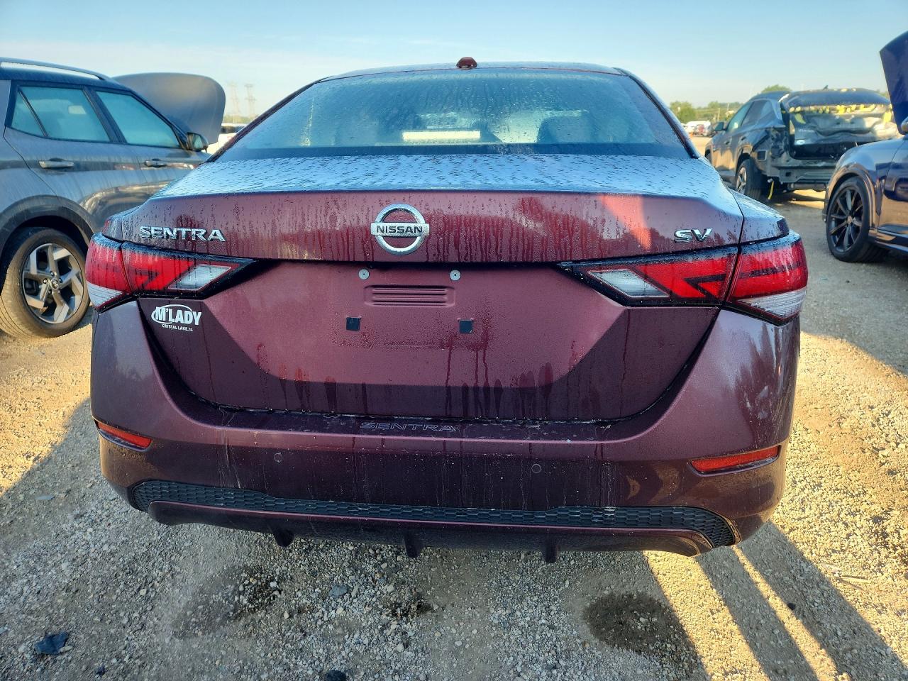 2021 Nissan Sentra Sv Red vin: 3N1AB8CV6MY200996