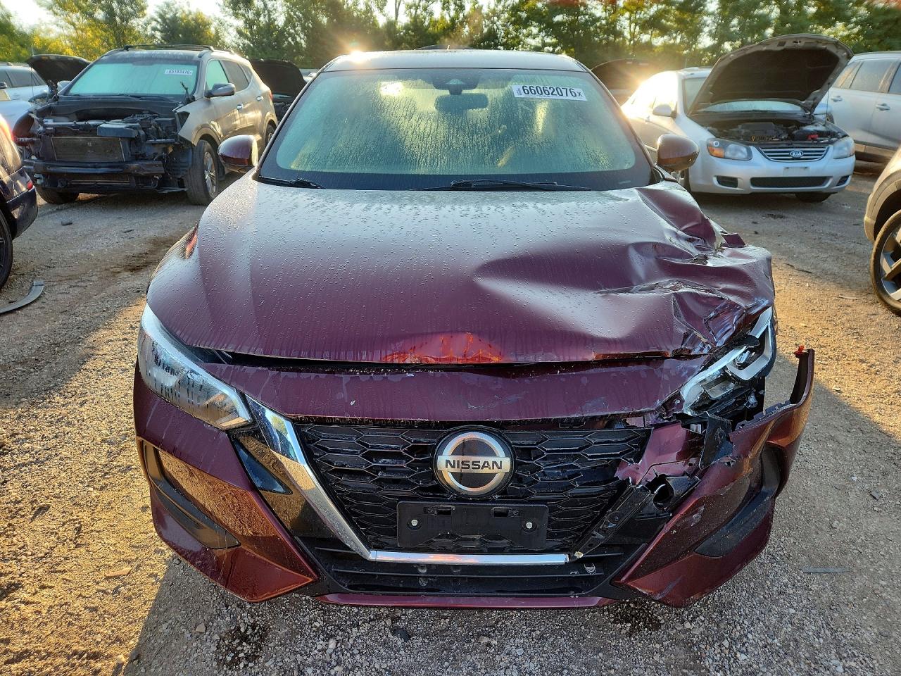 2021 Nissan Sentra Sv Red vin: 3N1AB8CV6MY200996
