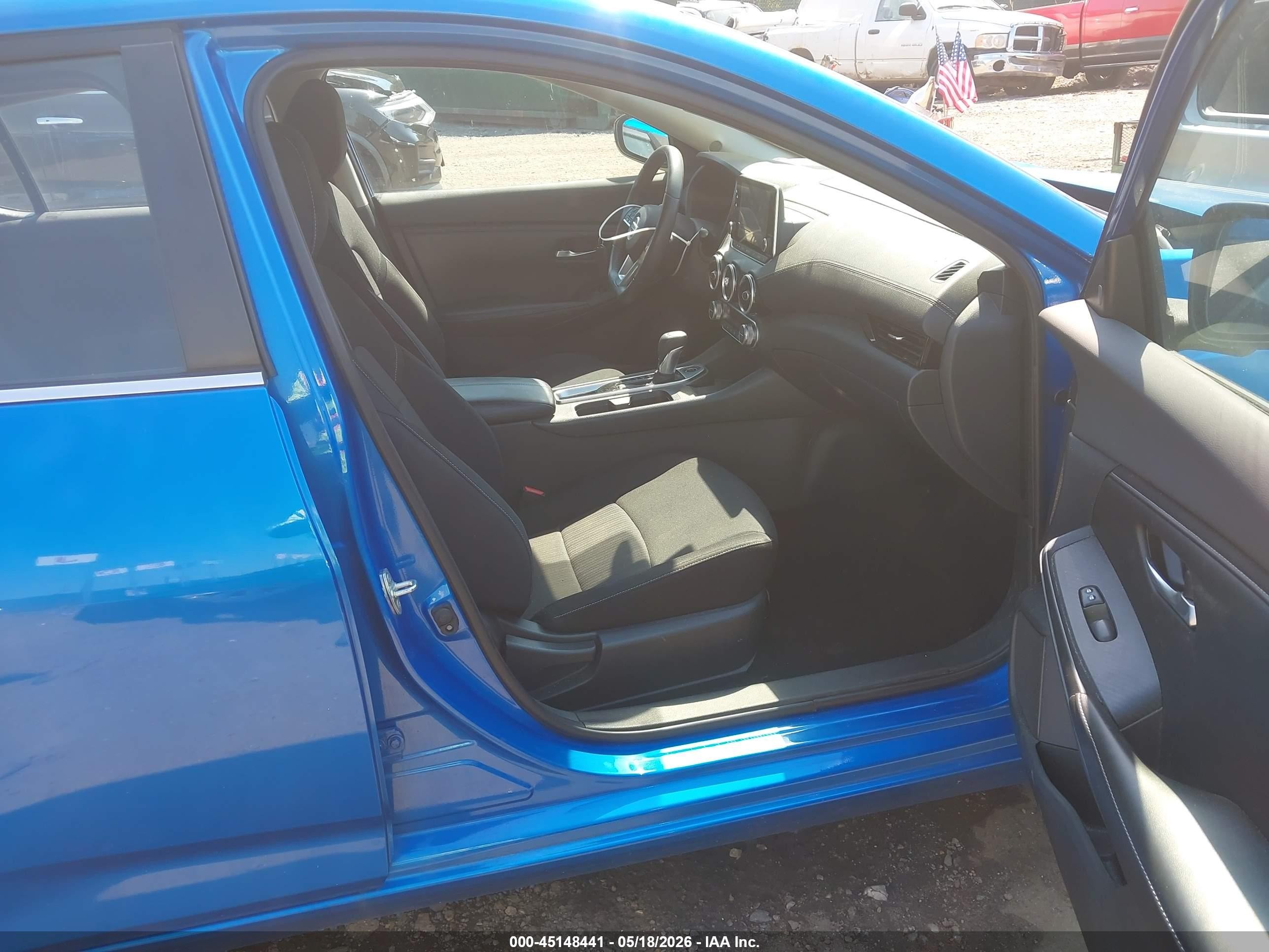 2021 Nissan Sentra Sv Xtronic Cvt Синий vin: 3N1AB8CV6MY255450
