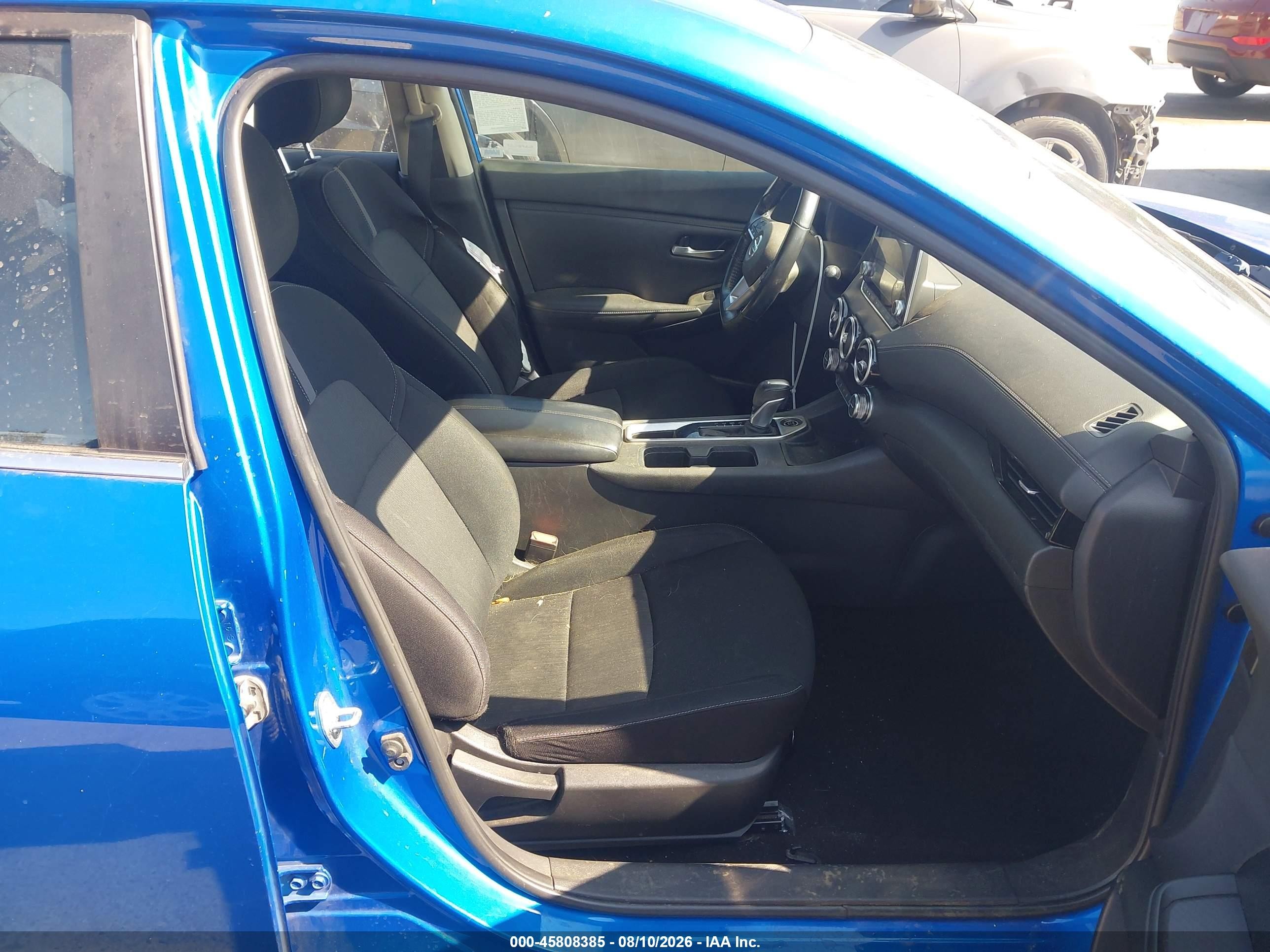 2021 Nissan Sentra Sv Xtronic Cvt Blue vin: 3N1AB8CV6MY303111