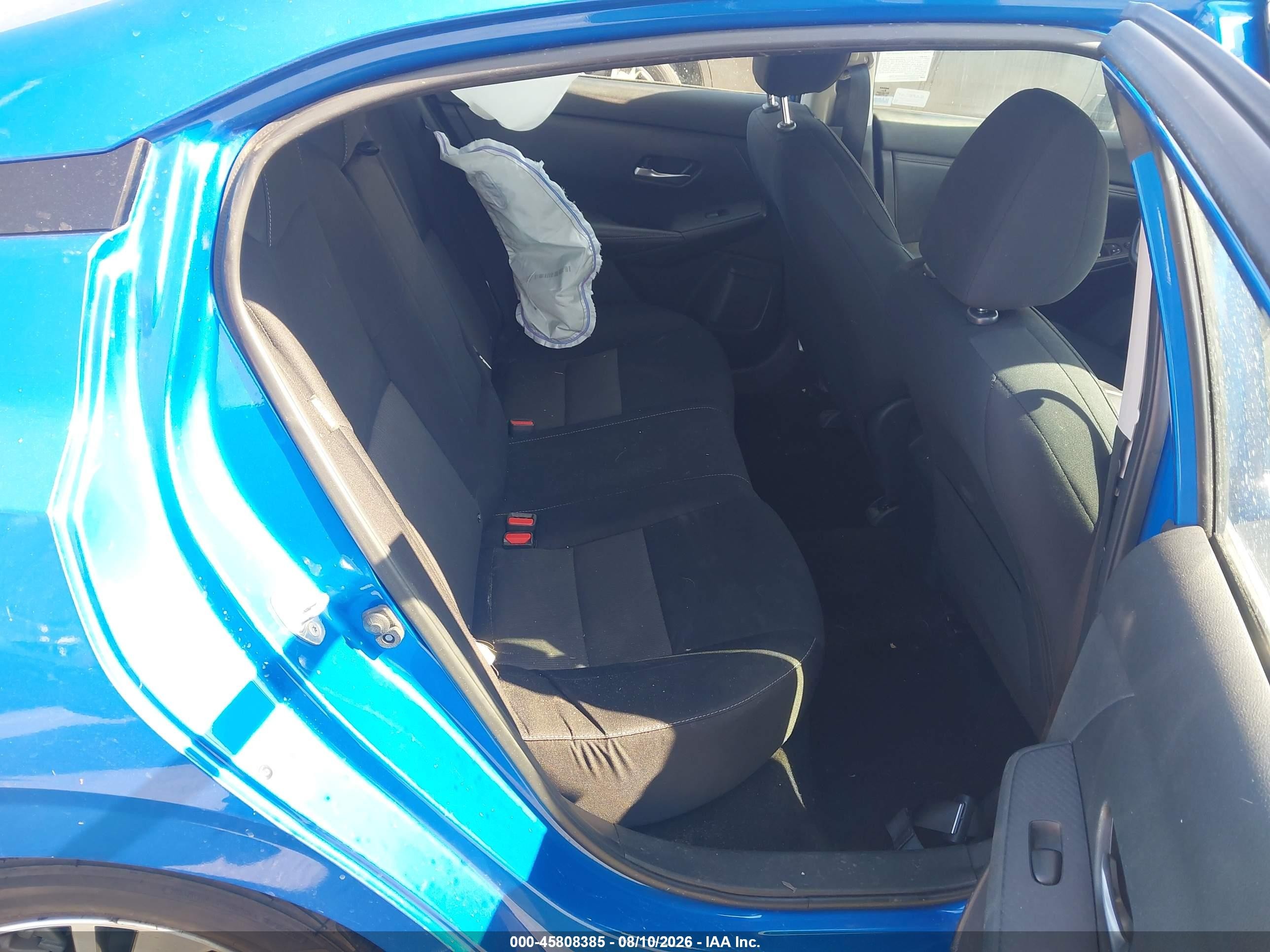 2021 Nissan Sentra Sv Xtronic Cvt Blue vin: 3N1AB8CV6MY303111