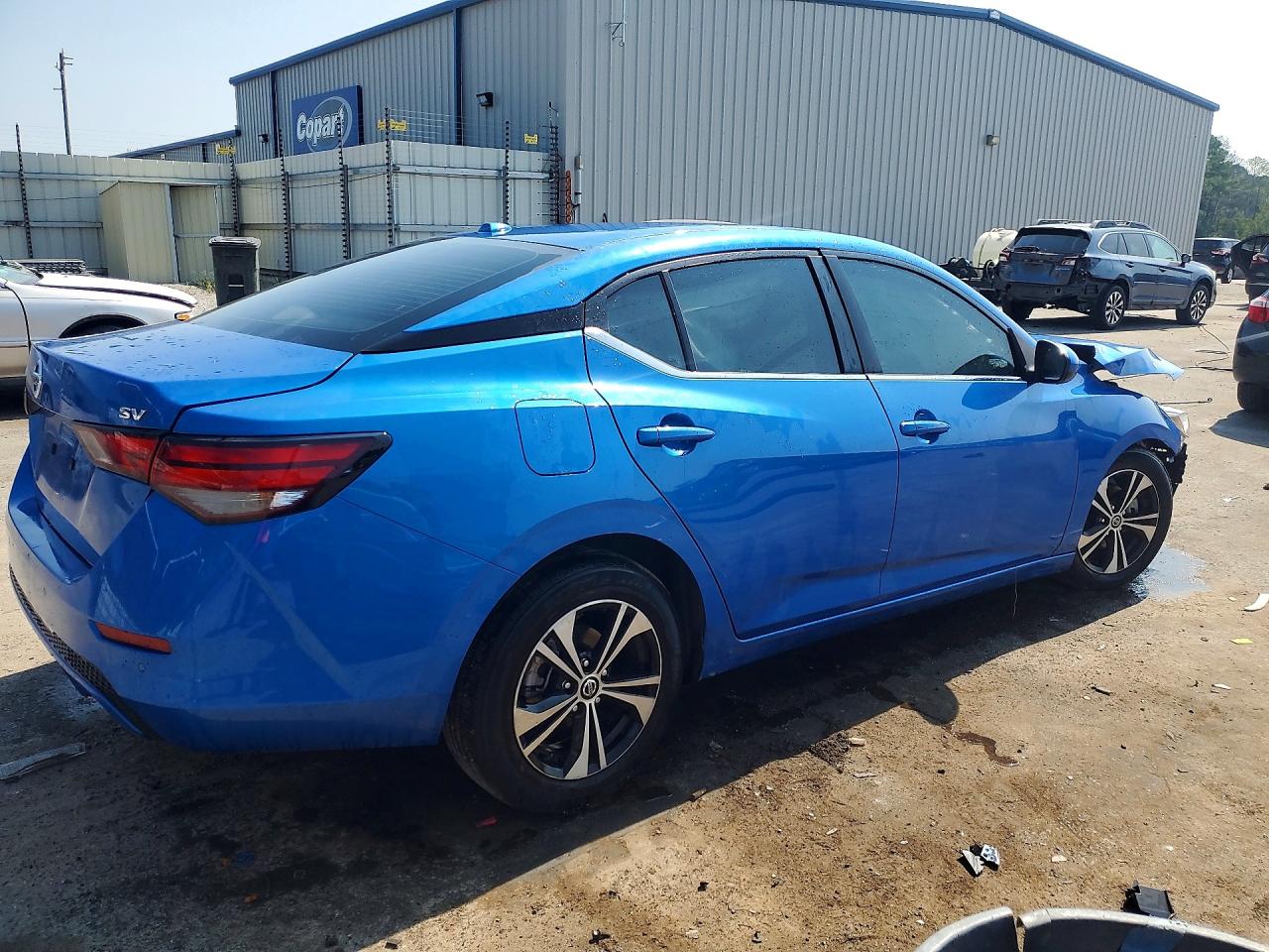2022 Nissan Sentra Sv Blue vin: 3N1AB8CV6NY298929