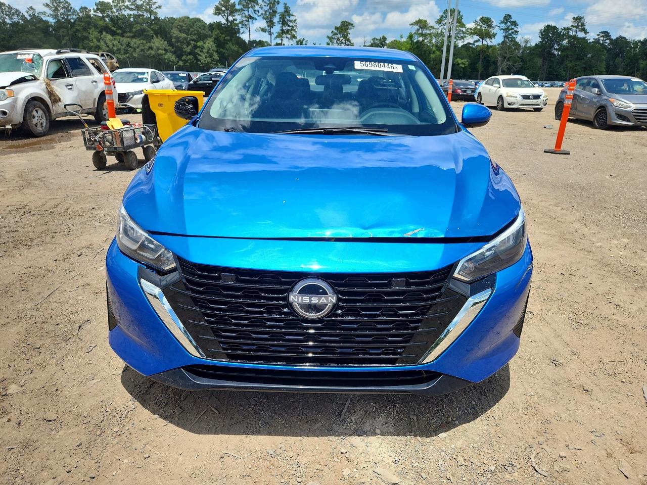 2024 Nissan Sentra Sv Синий vin: 3N1AB8CV6RY203324