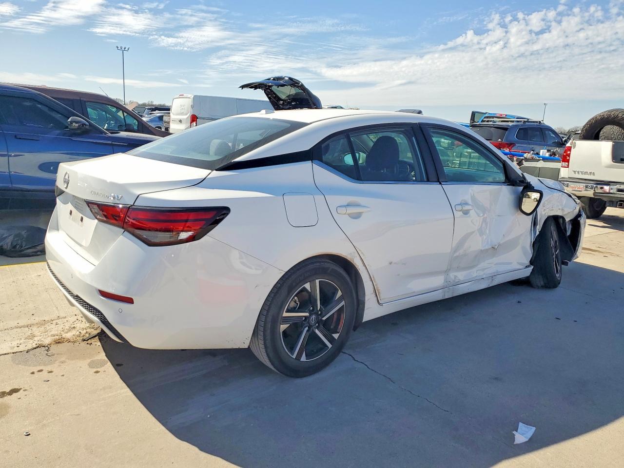 2024 Nissan Sentra Sv Белый vin: 3N1AB8CV6RY303987