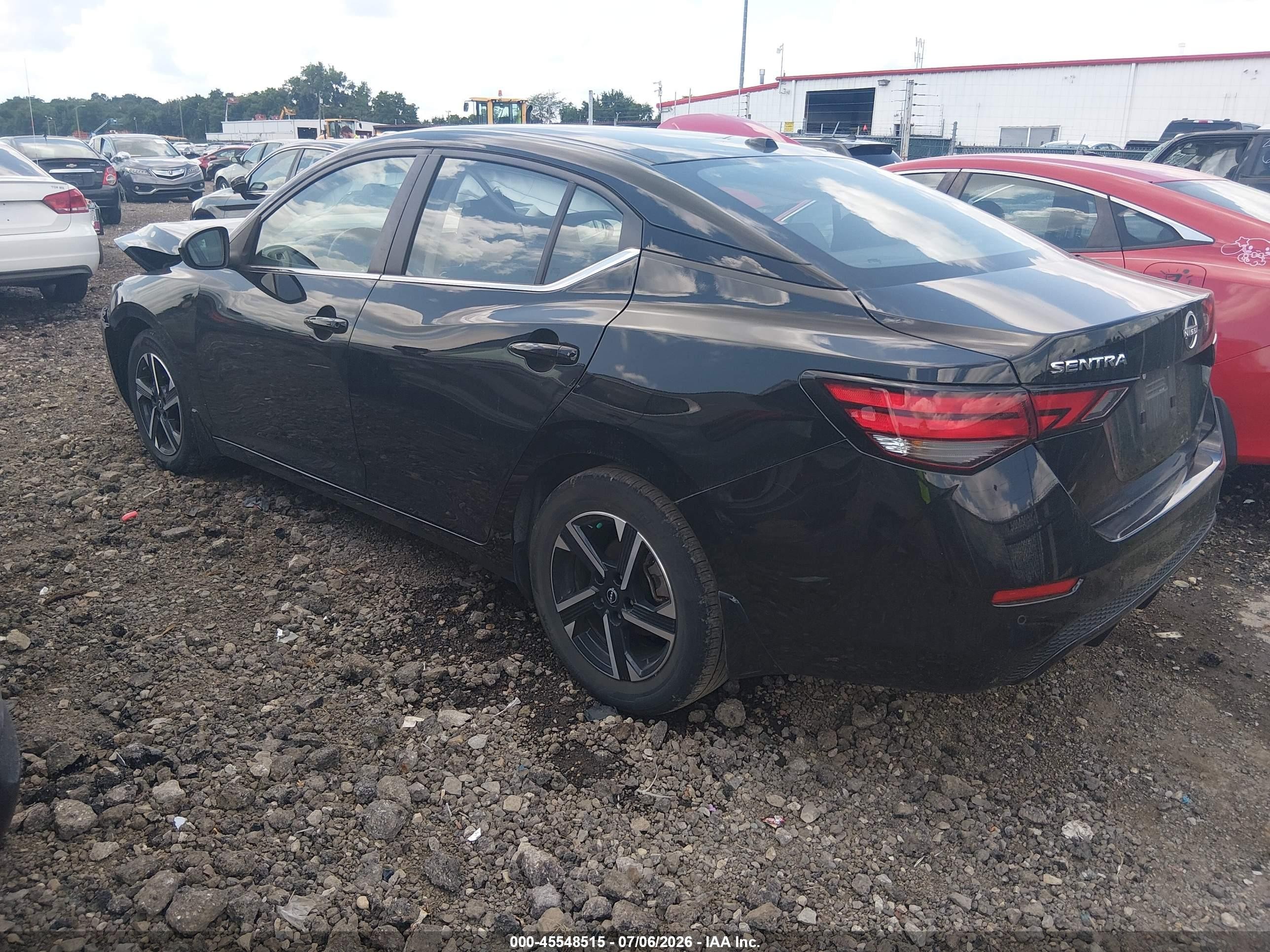 2024 Nissan Sentra Sv Xtronic Cvt Черный vin: 3N1AB8CV6RY361842