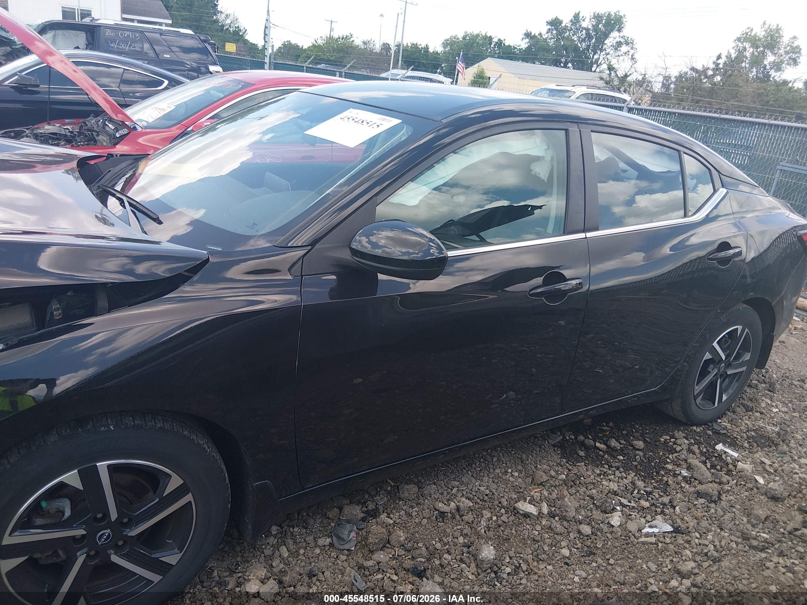 2024 Nissan Sentra Sv Xtronic Cvt Черный vin: 3N1AB8CV6RY361842