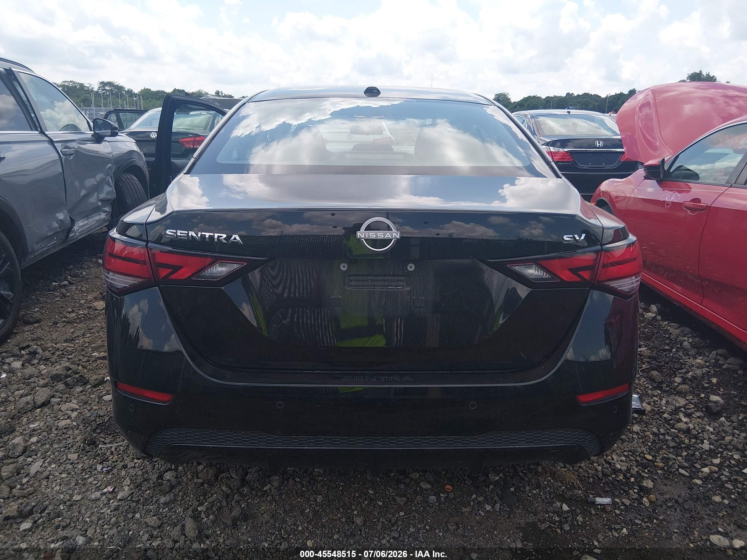 2024 Nissan Sentra Sv Xtronic Cvt Черный vin: 3N1AB8CV6RY361842