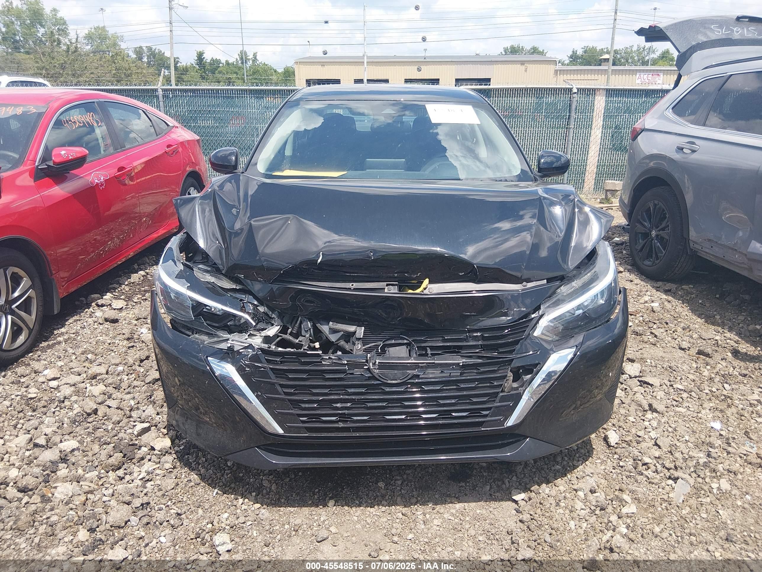 2024 Nissan Sentra Sv Xtronic Cvt Черный vin: 3N1AB8CV6RY361842