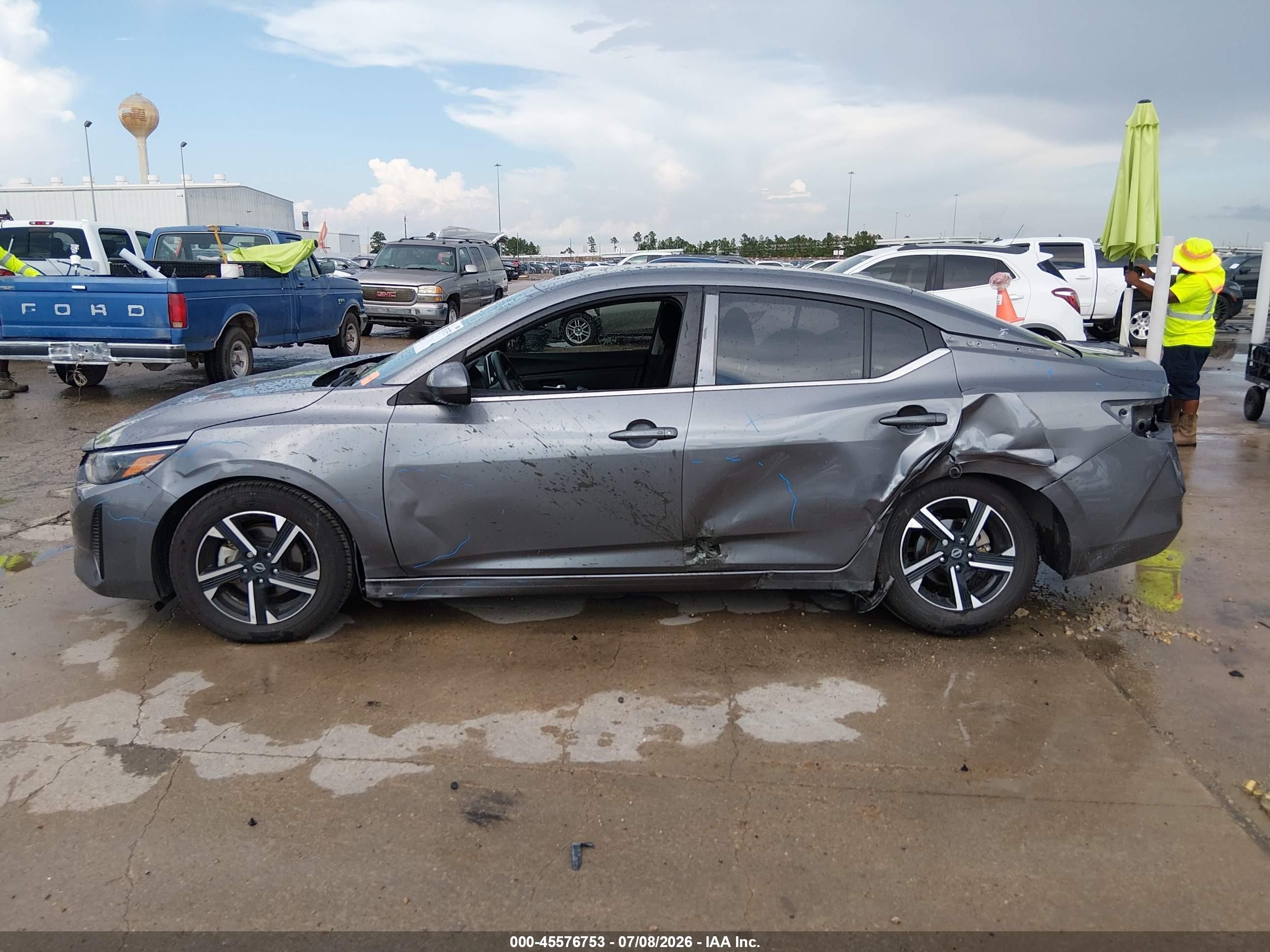 2024 Nissan Sentra Sv Xtronic Cvt Gray vin: 3N1AB8CV6RY364952