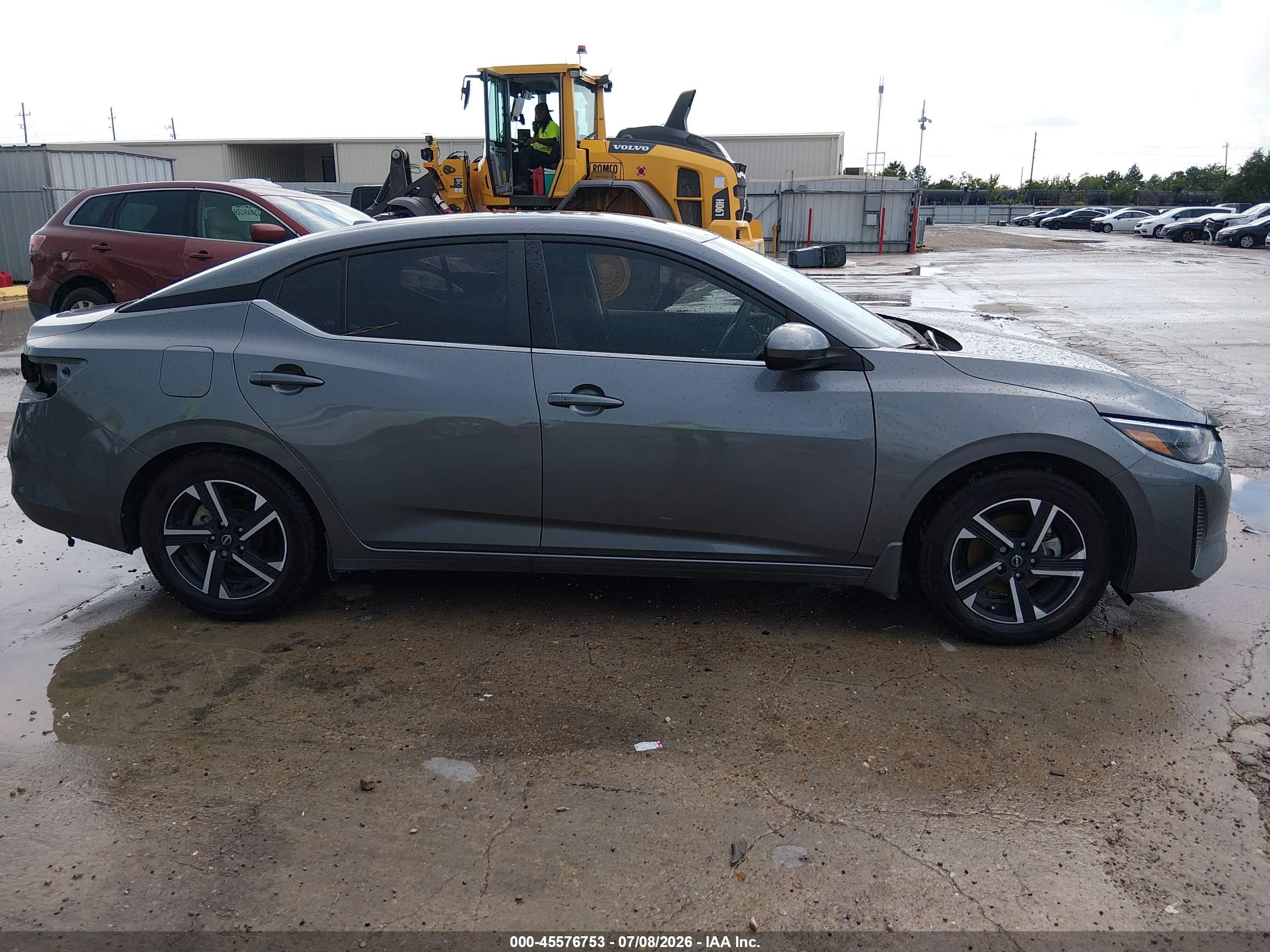 2024 Nissan Sentra Sv Xtronic Cvt Gray vin: 3N1AB8CV6RY364952