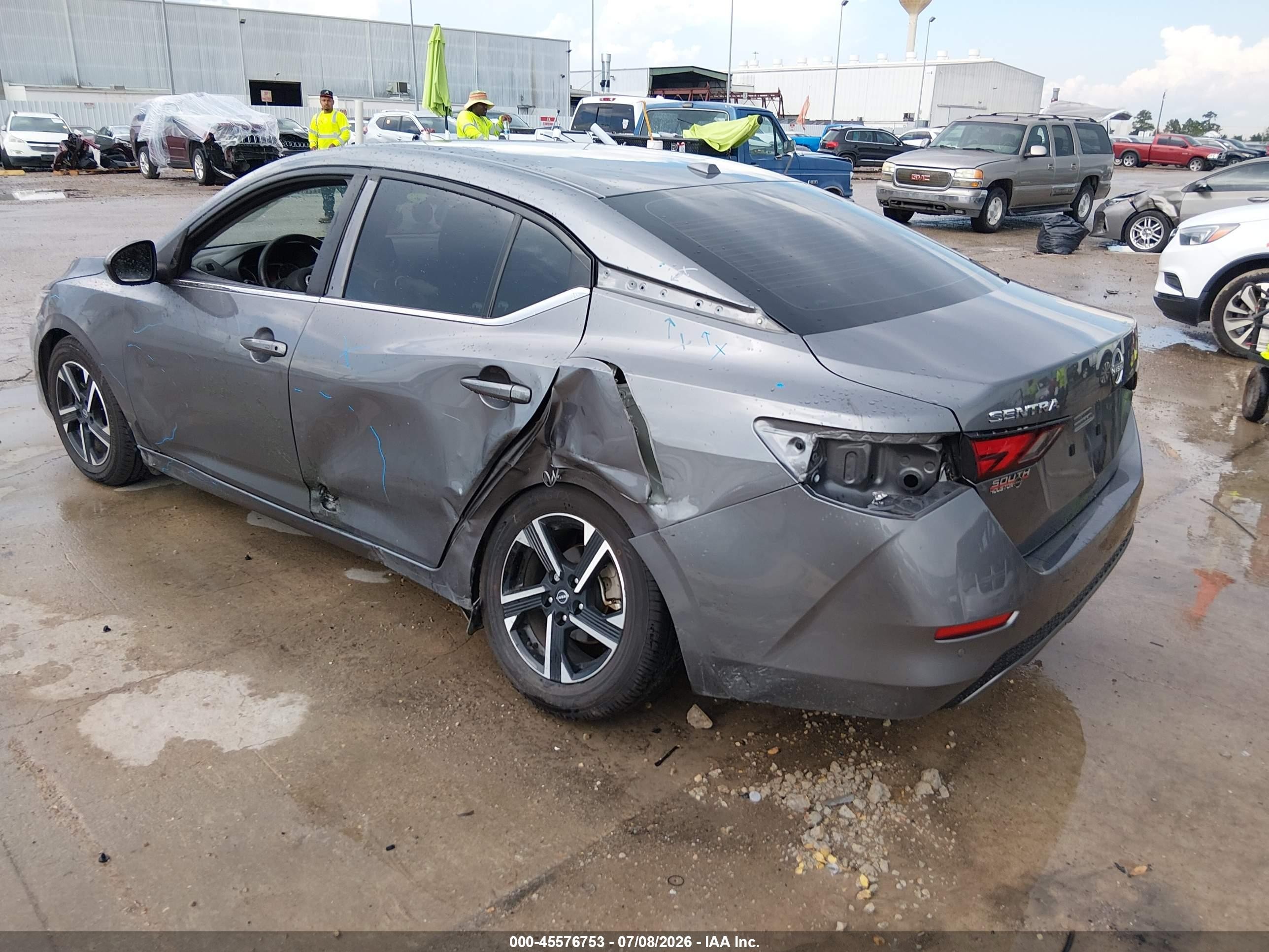 2024 Nissan Sentra Sv Xtronic Cvt Gray vin: 3N1AB8CV6RY364952