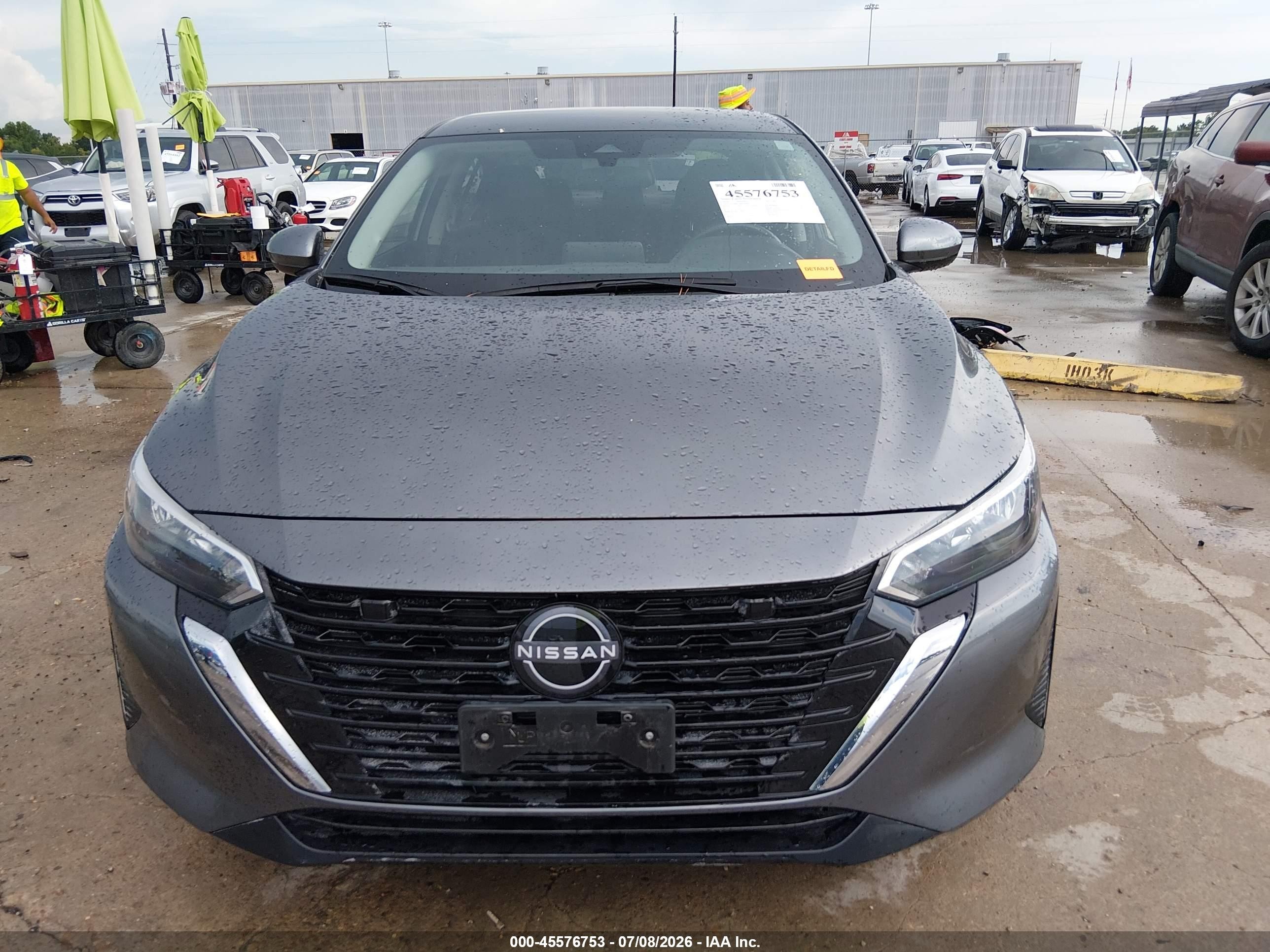 2024 Nissan Sentra Sv Xtronic Cvt Gray vin: 3N1AB8CV6RY364952