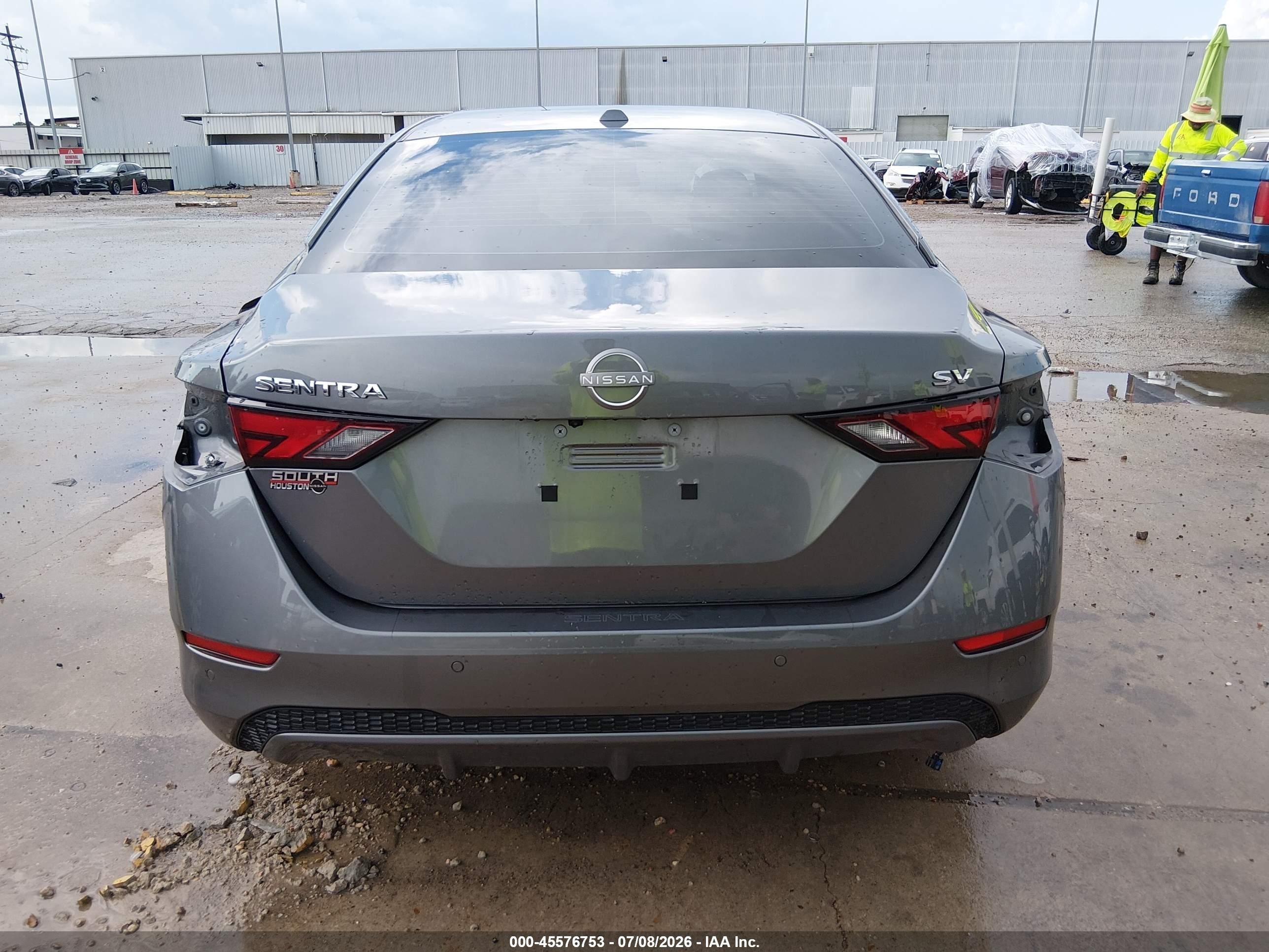 2024 Nissan Sentra Sv Xtronic Cvt Gray vin: 3N1AB8CV6RY364952