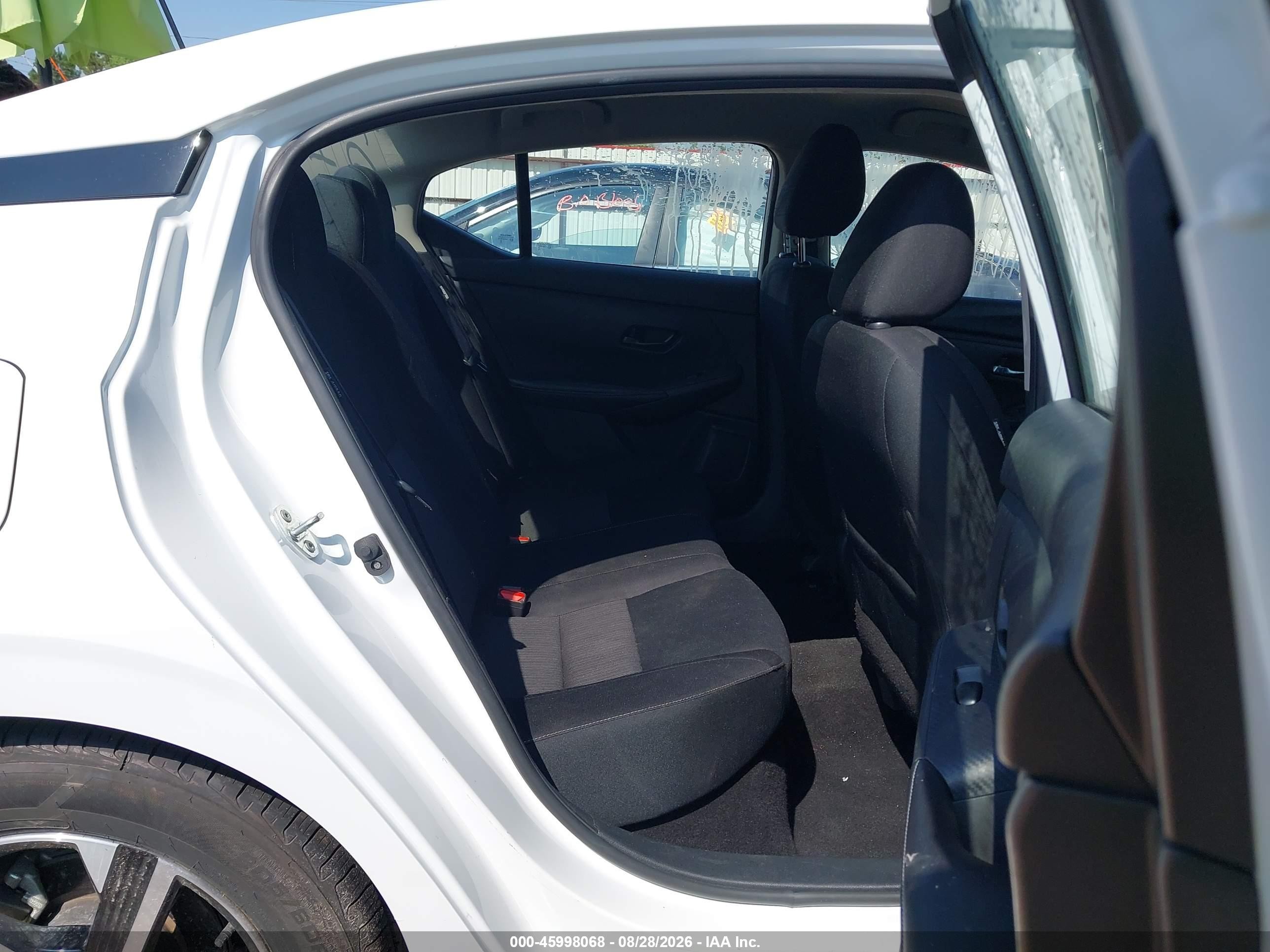 2025 Nissan Sentra Sv Белый vin: 3N1AB8CV6SY279471