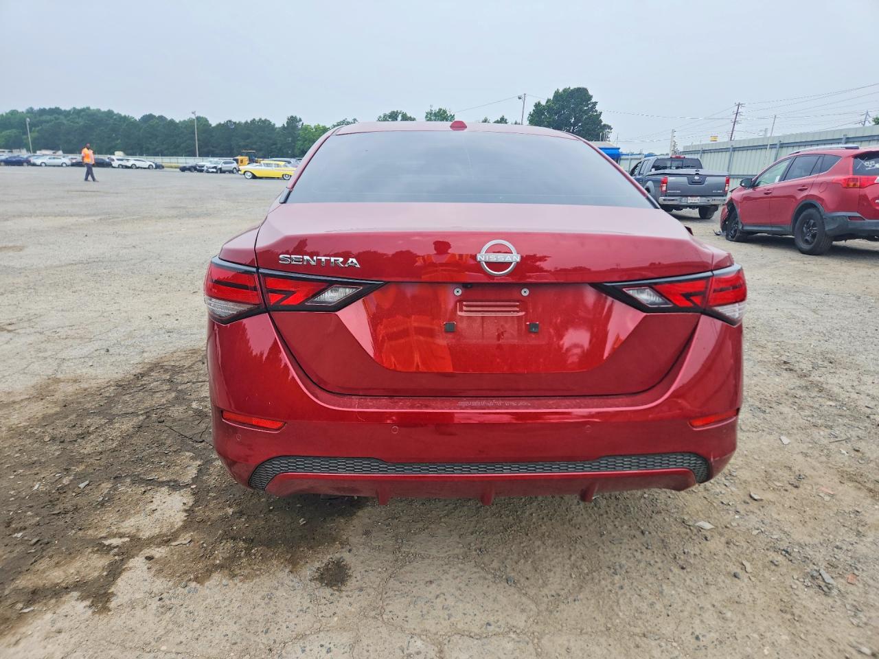 2025 Nissan Sentra Sv Burgundy vin: 3N1AB8CV6SY379814