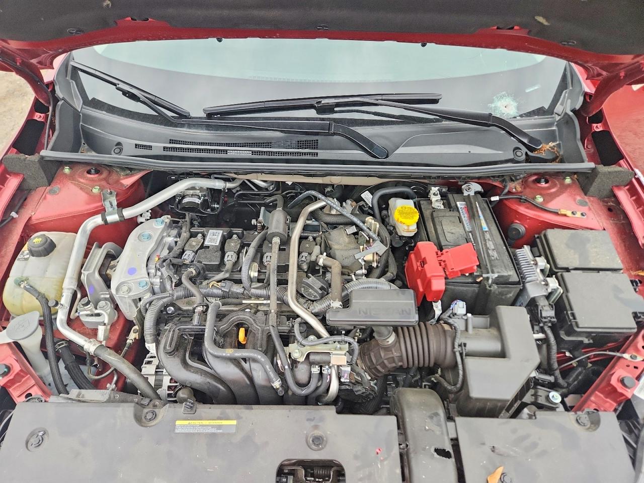 2025 Nissan Sentra Sv Burgundy vin: 3N1AB8CV6SY379814