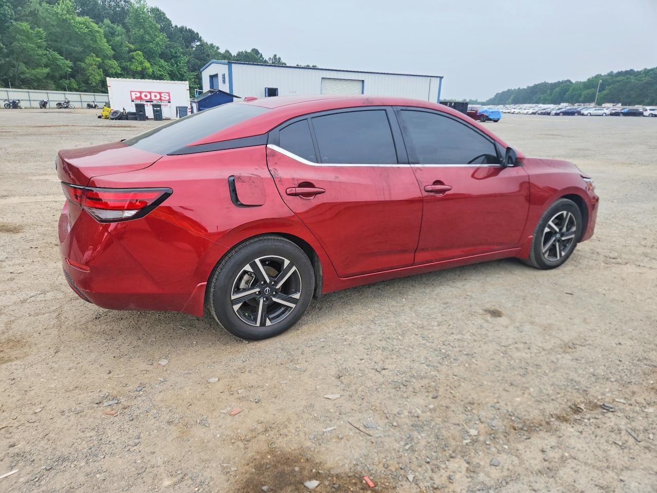 2025 Nissan Sentra Sv Burgundy vin: 3N1AB8CV6SY379814