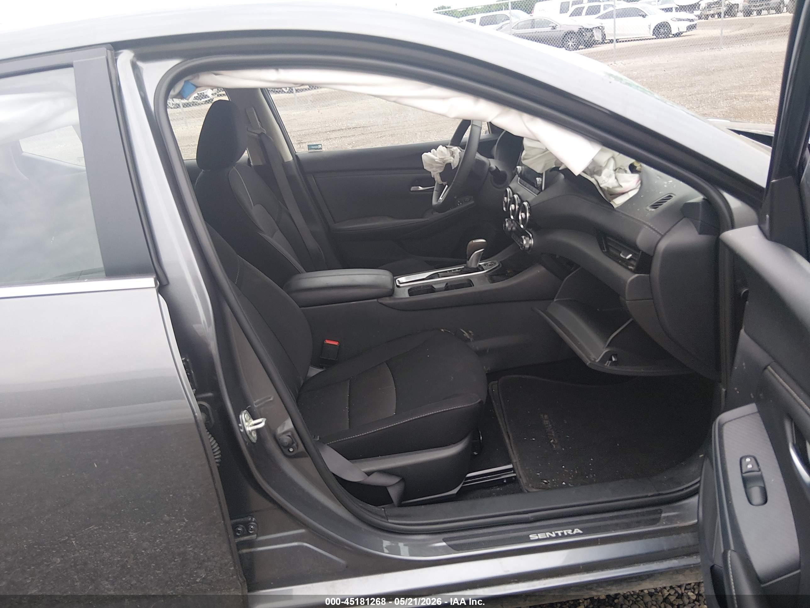 2025 Nissan Sentra Sv Gray vin: 3N1AB8CV6SY397617