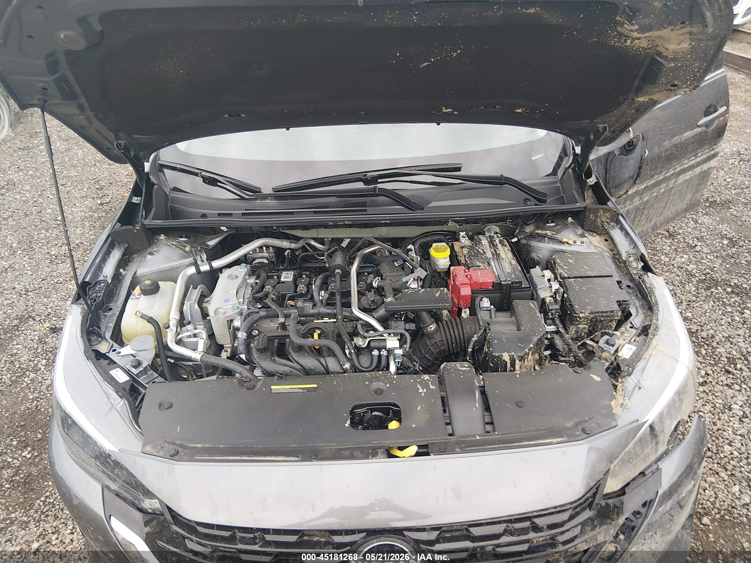 2025 Nissan Sentra Sv Gray vin: 3N1AB8CV6SY397617